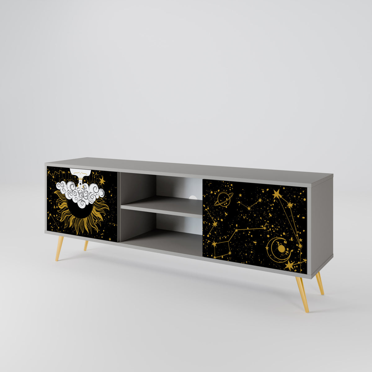 STELLAR CONSTELLATIONS Dvoudveřový TV stolek