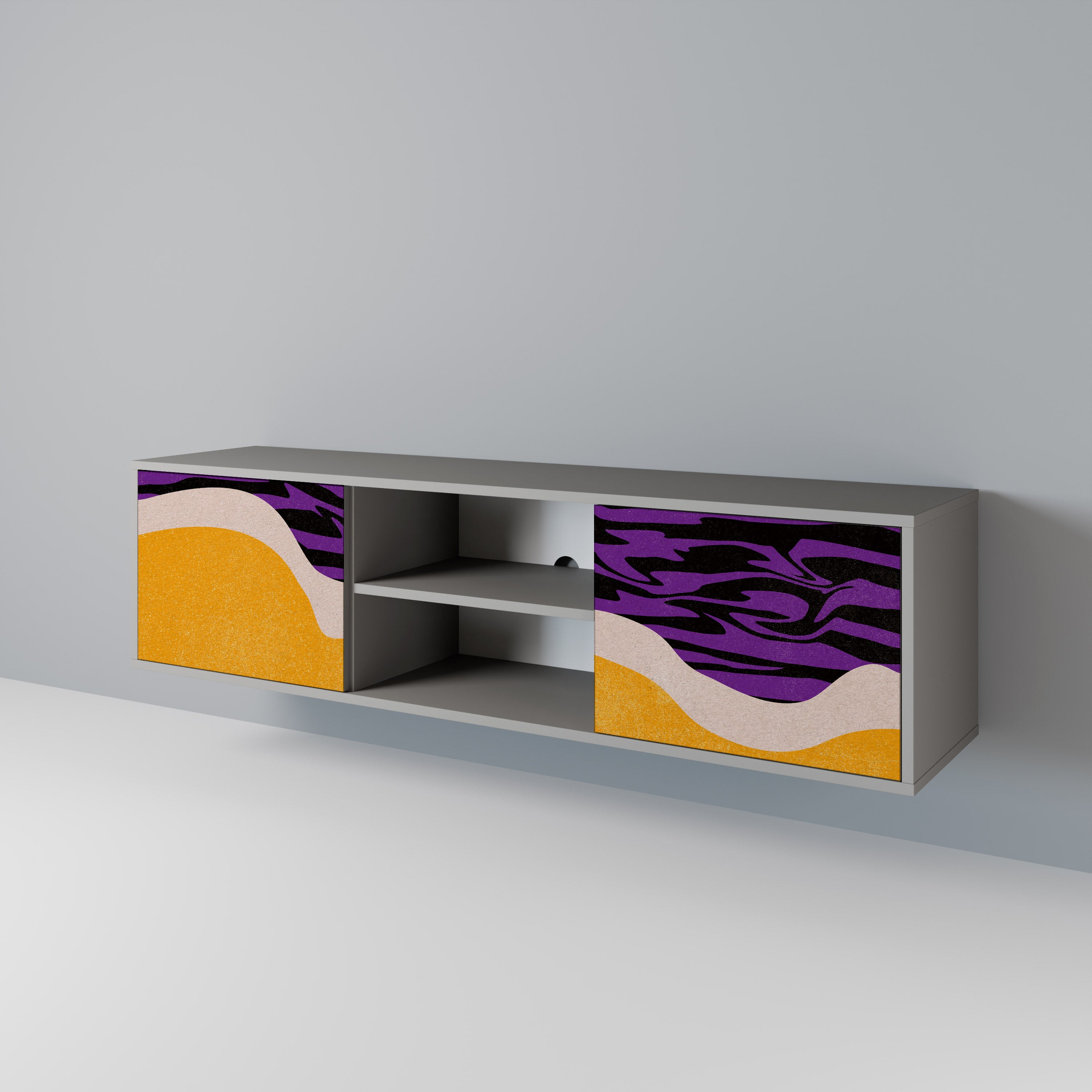 INDEPENDENT BORDER 2-Door TV Cabinet