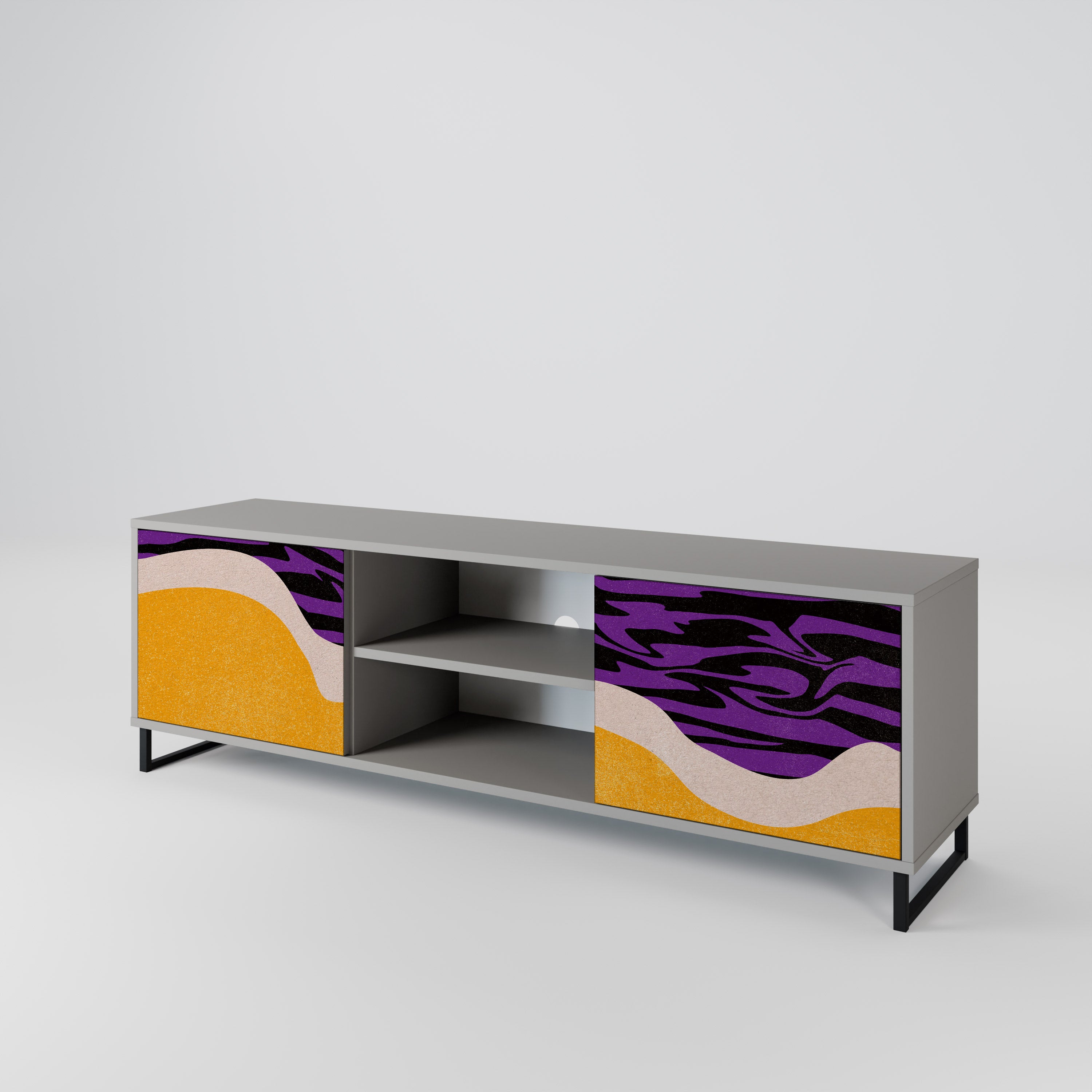 INDEPENDENT BORDER 2-Door TV Cabinet