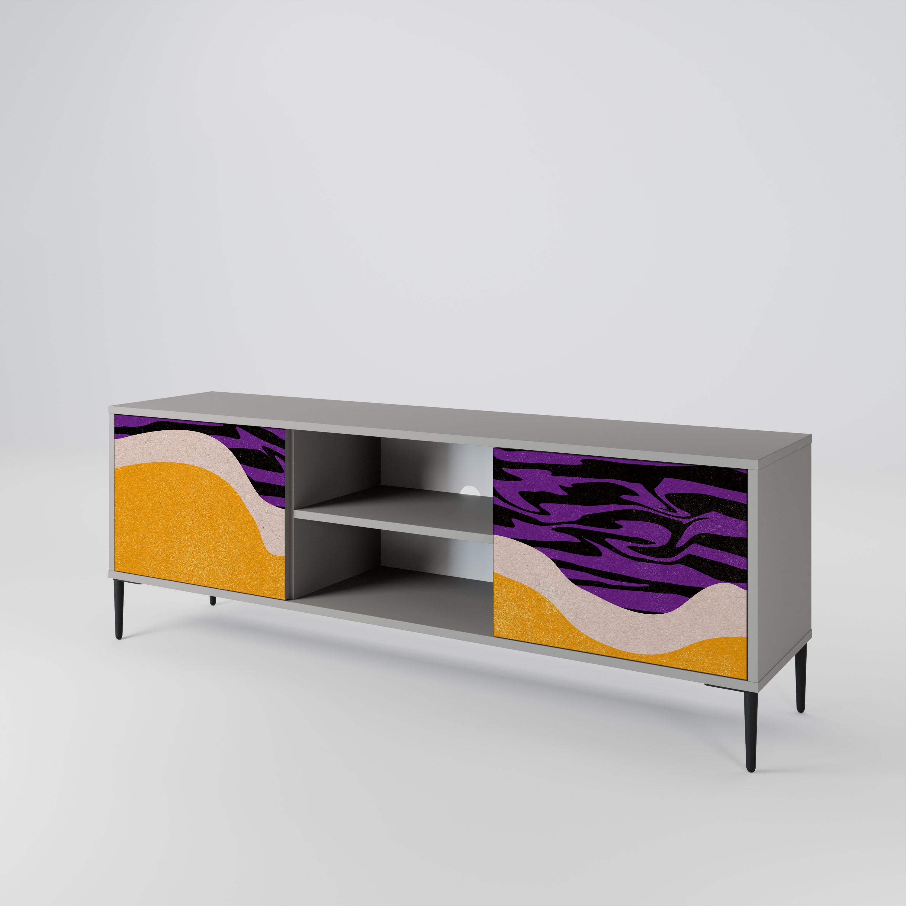 INDEPENDENT BORDER 2-Door TV Cabinet