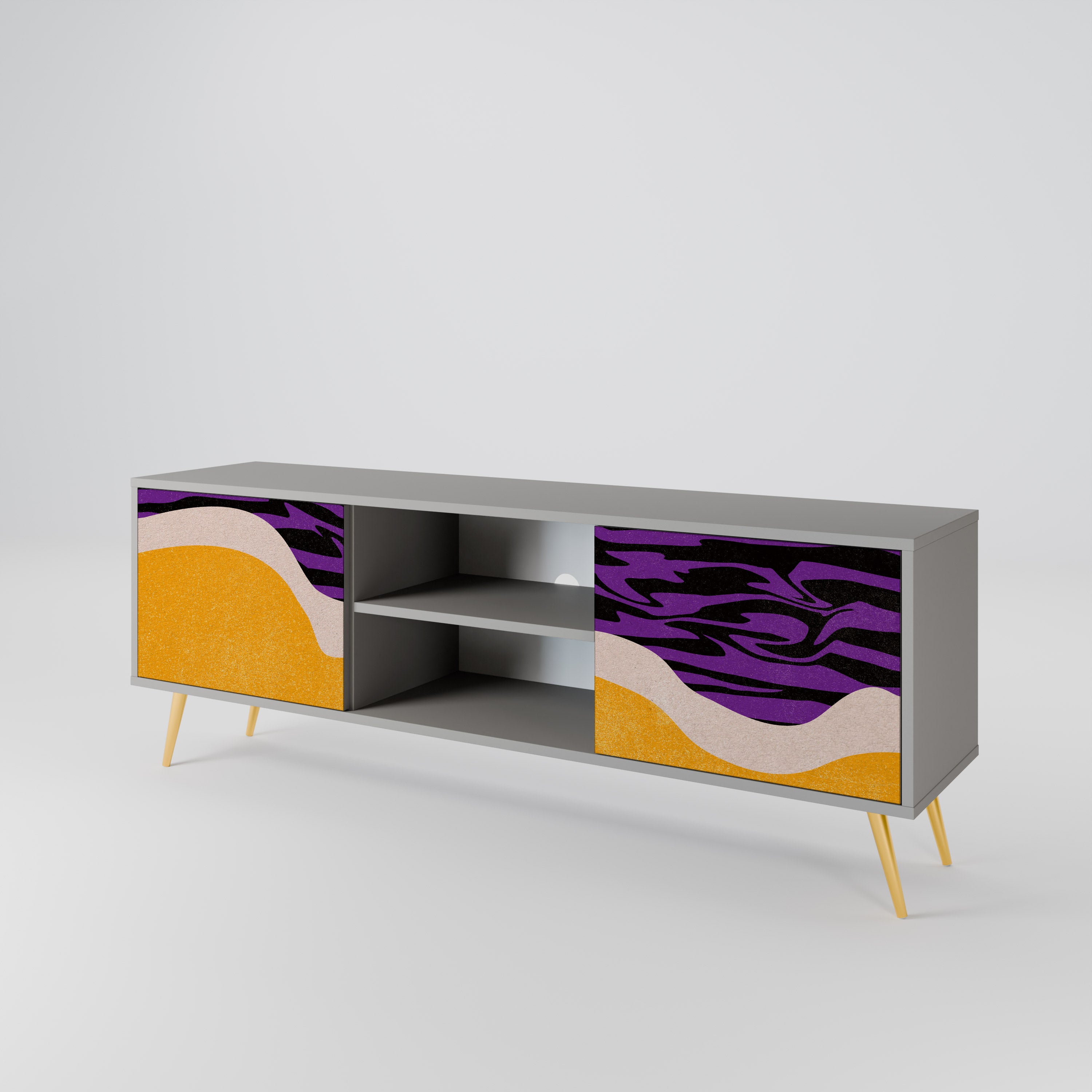 INDEPENDENT BORDER 2-Door TV Cabinet