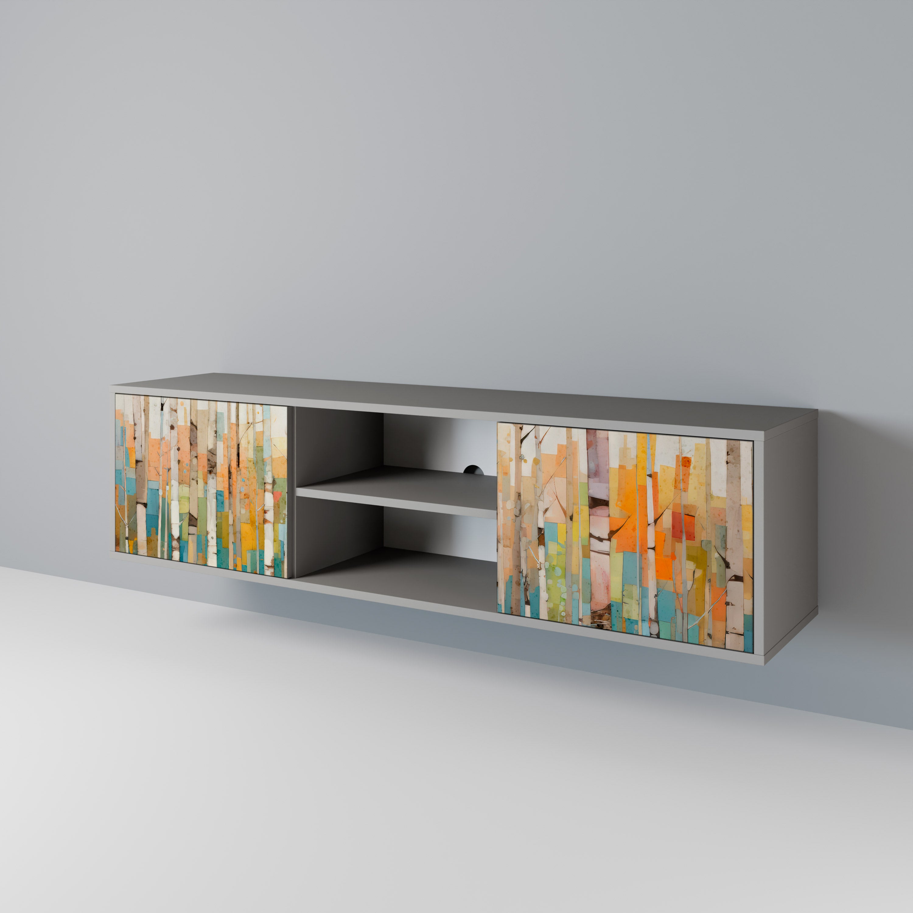 BIRCH KALEIDOSCOPE 2-Door TV Cabinet