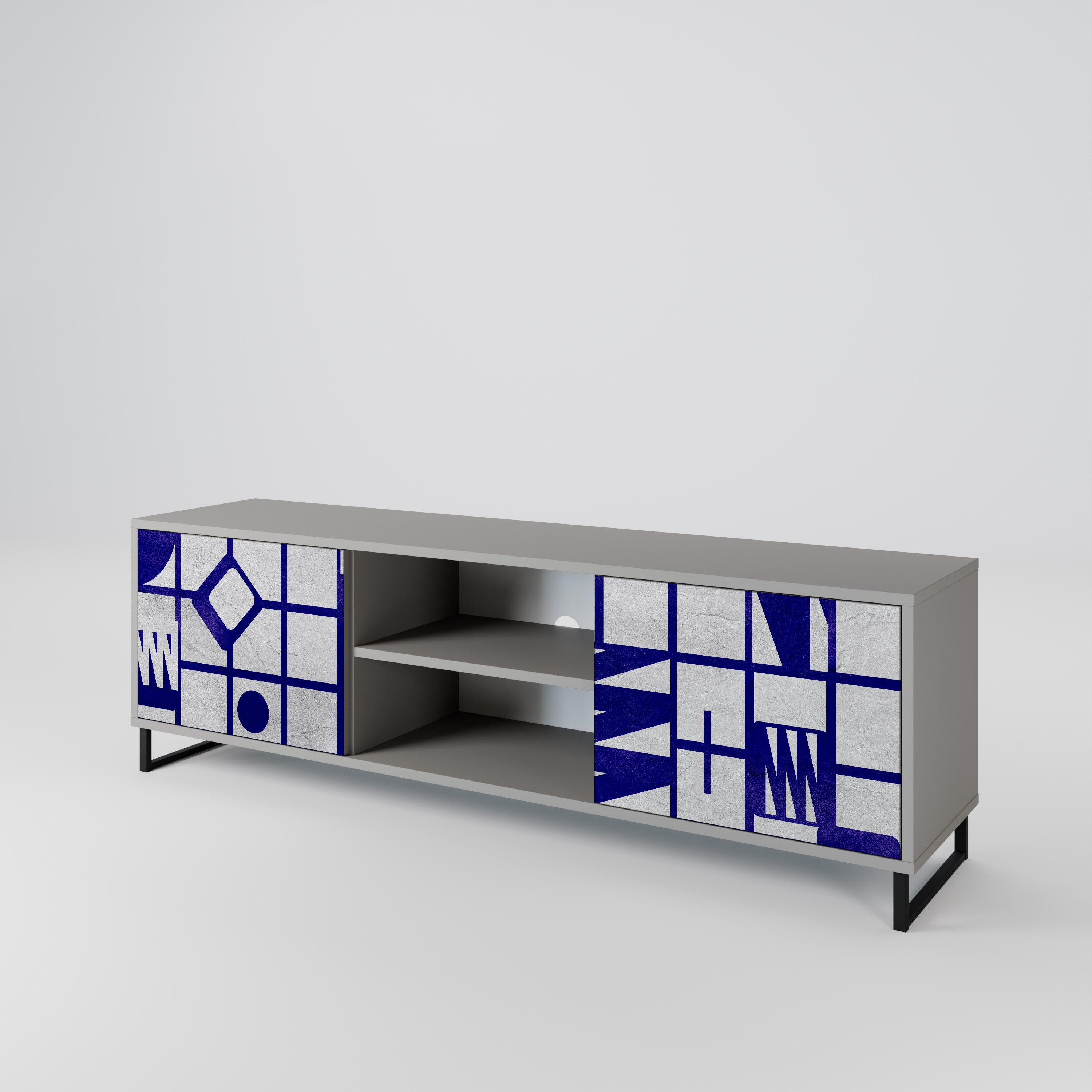 THE RIGHT PLACES 2-Door TV Cabinet