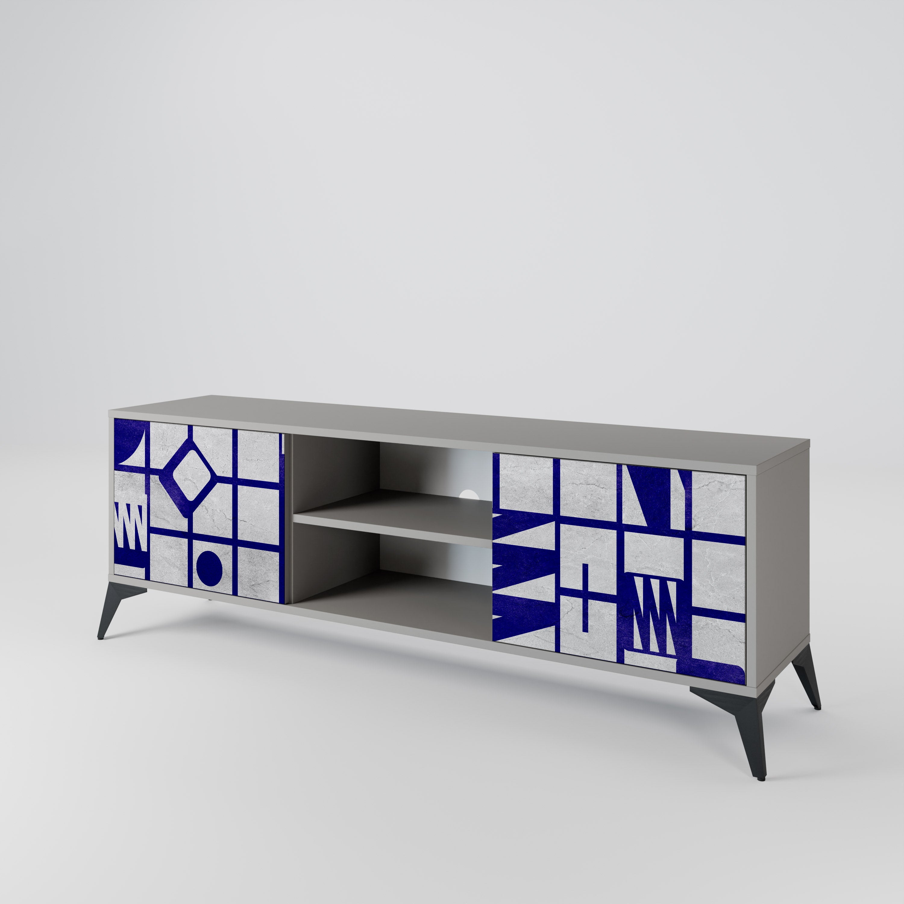 THE RIGHT PLACES 2-Door TV Cabinet