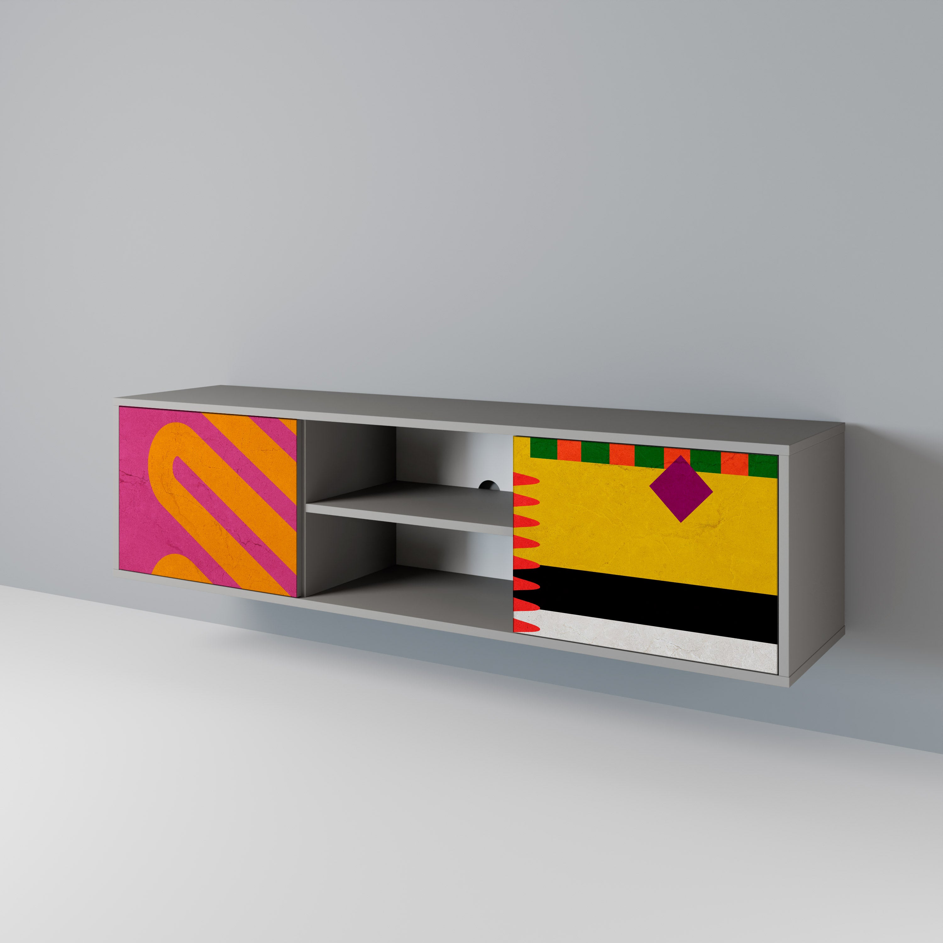 VIVID ART 2-Door TV Cabinet