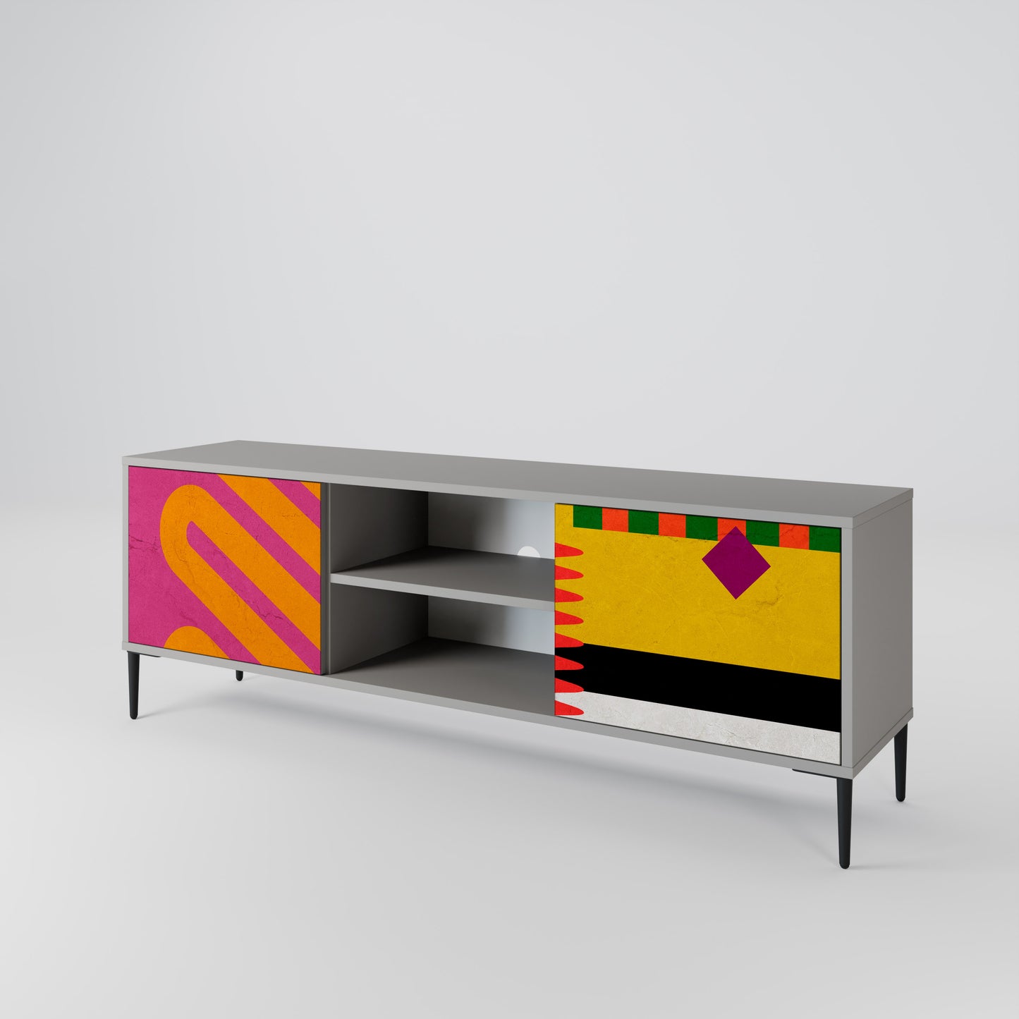 VIVID ART Dvoudveřový TV stolek