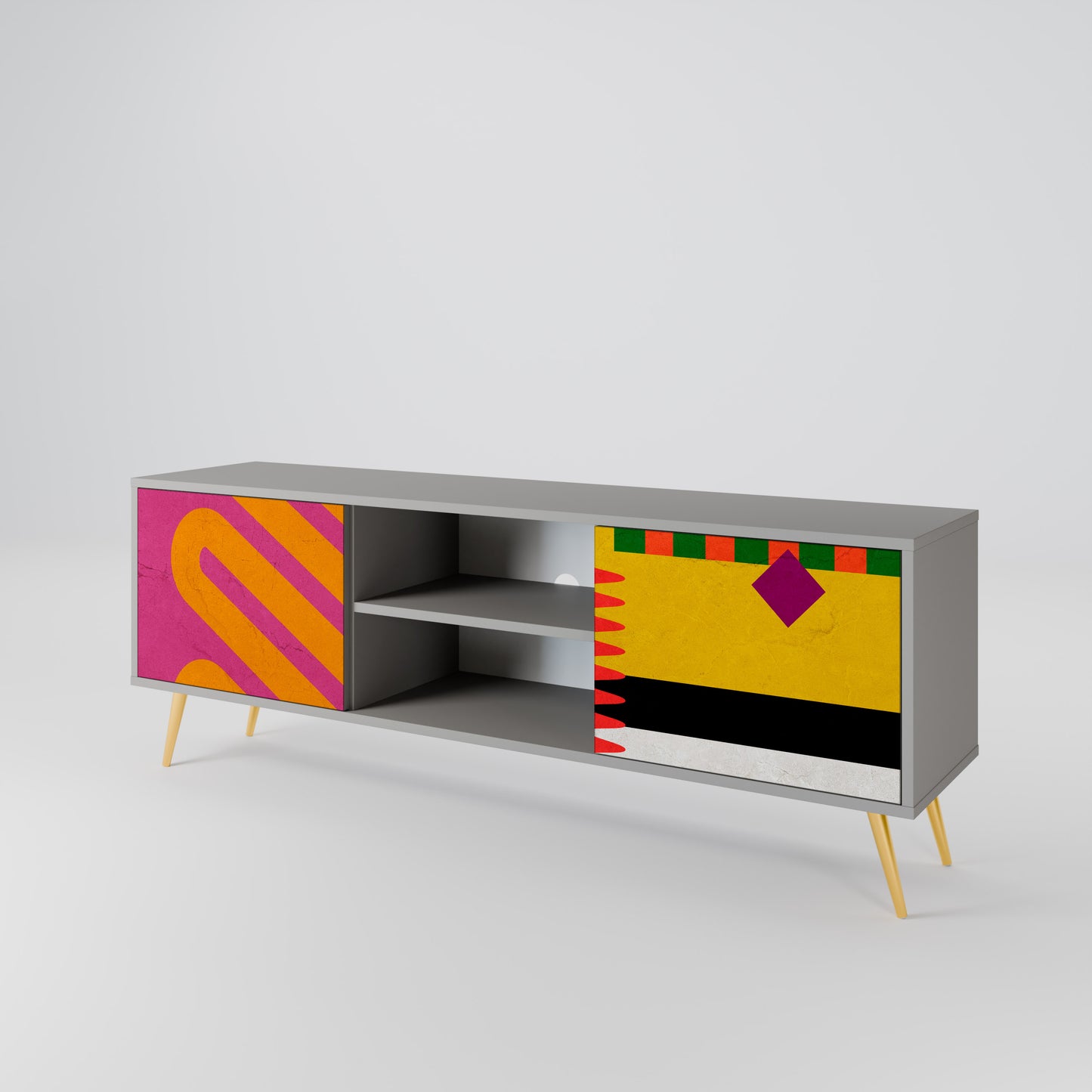 VIVID ART Dvoudveřový TV stolek