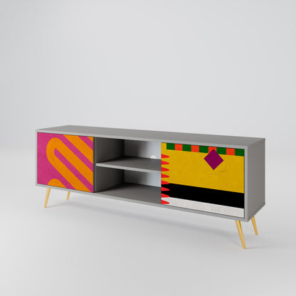 VIVID ART Dvoudveřový TV stolek