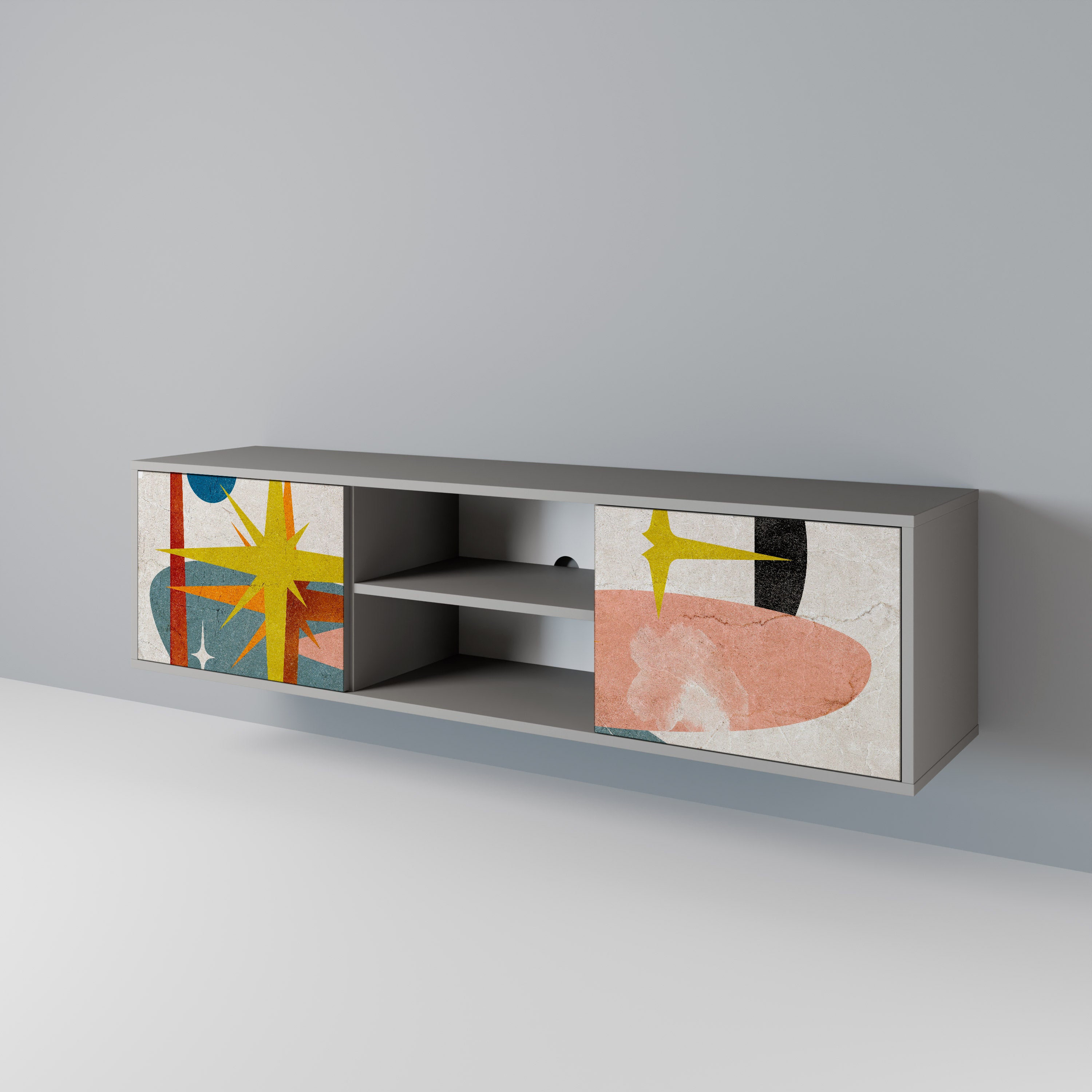 INTERSTELLAR VIBES 2-Door TV Cabinet