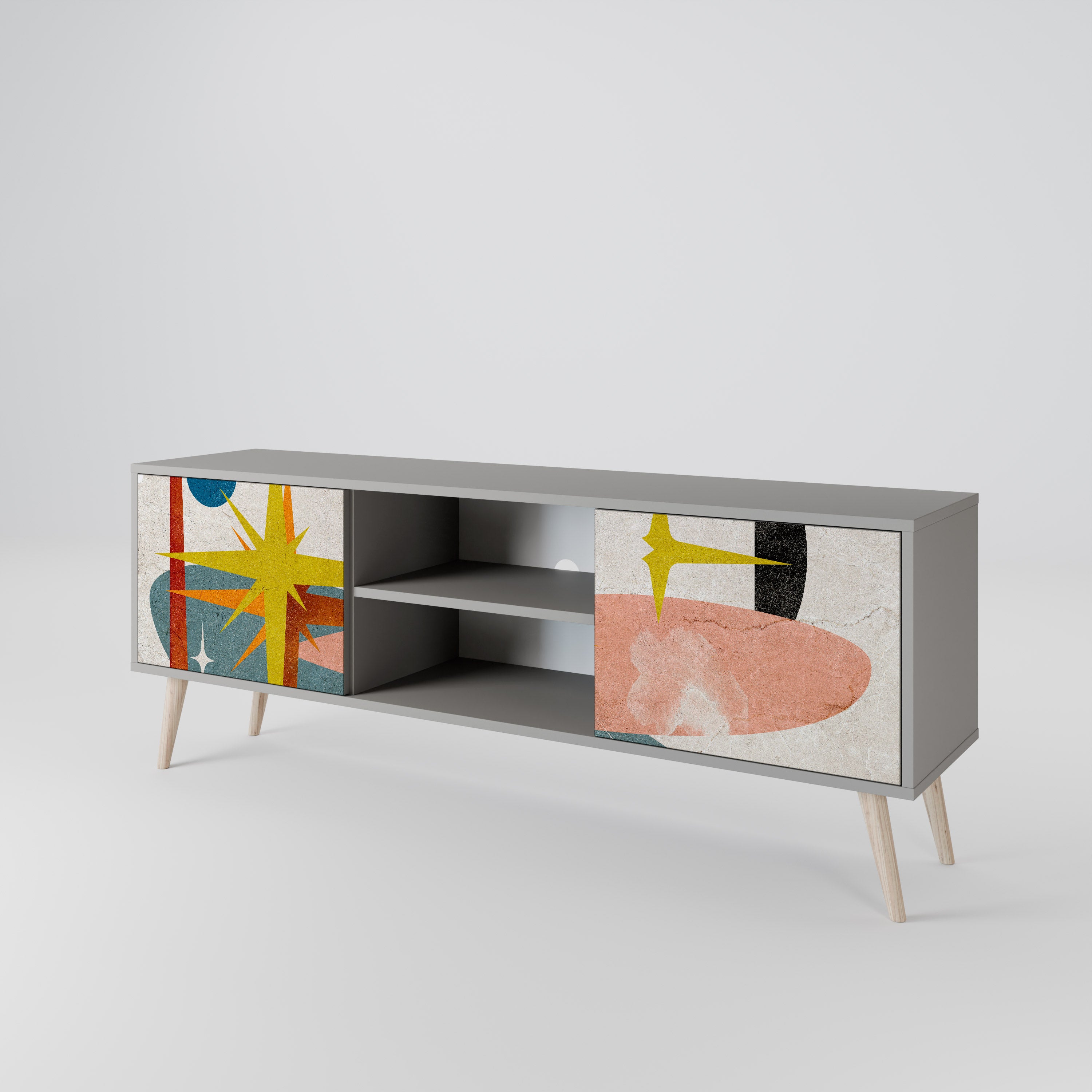 INTERSTELLAR VIBES 2-Door TV Cabinet