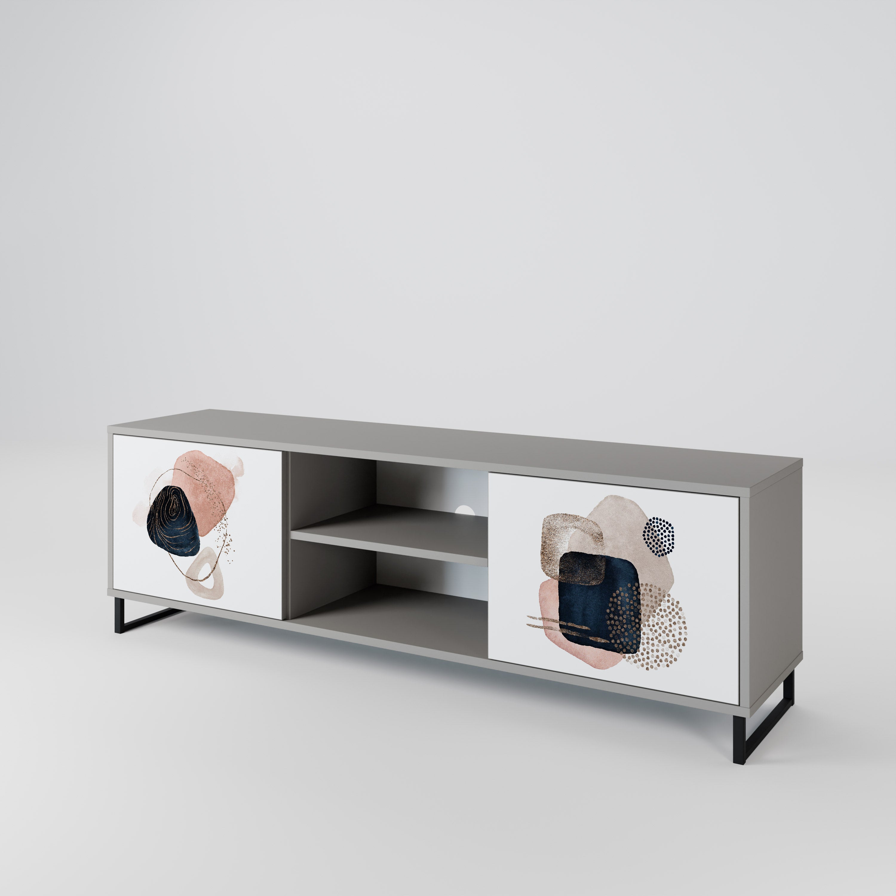 COLORFUL SHAPES 2-Door TV Cabinet