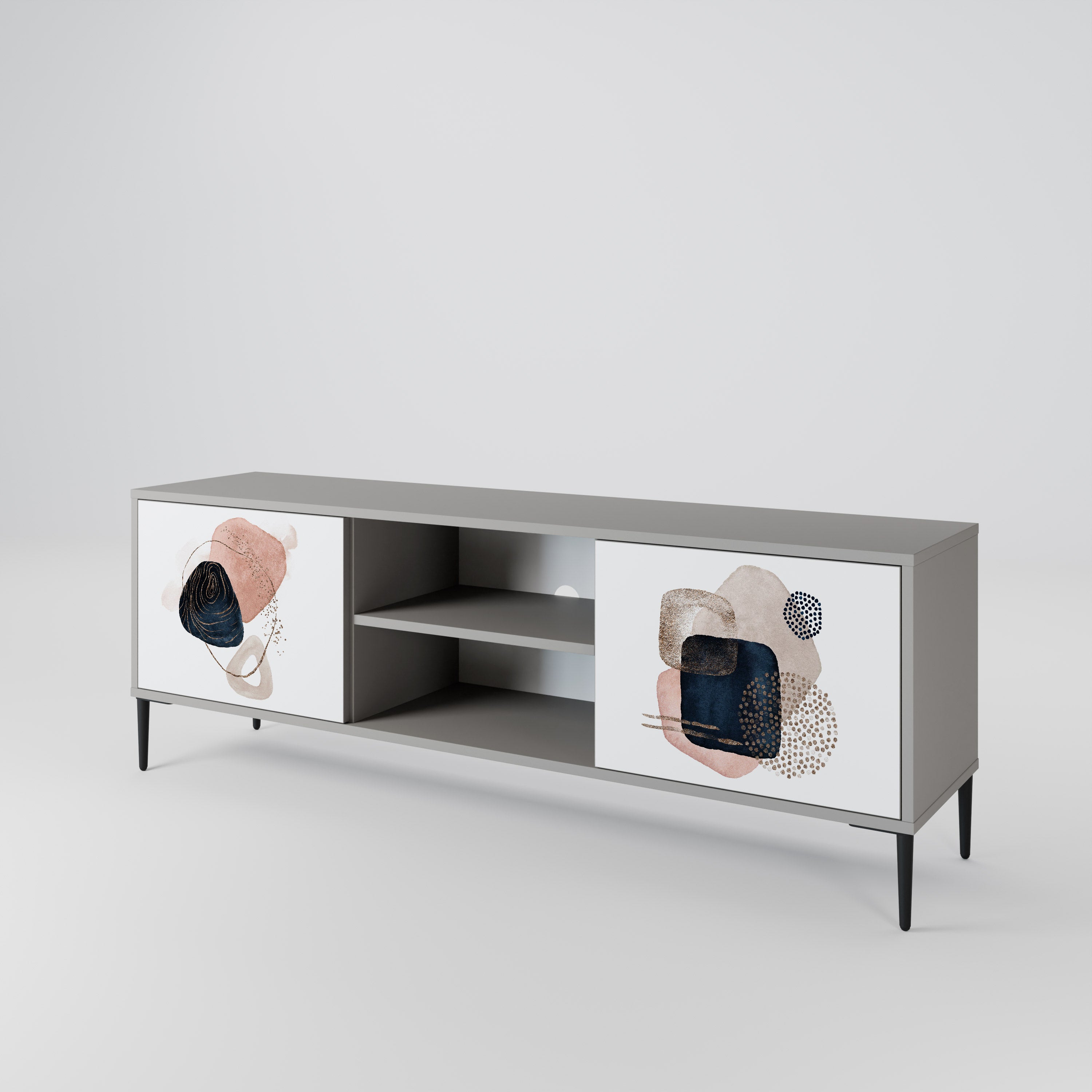 COLORFUL SHAPES 2-Door TV Cabinet