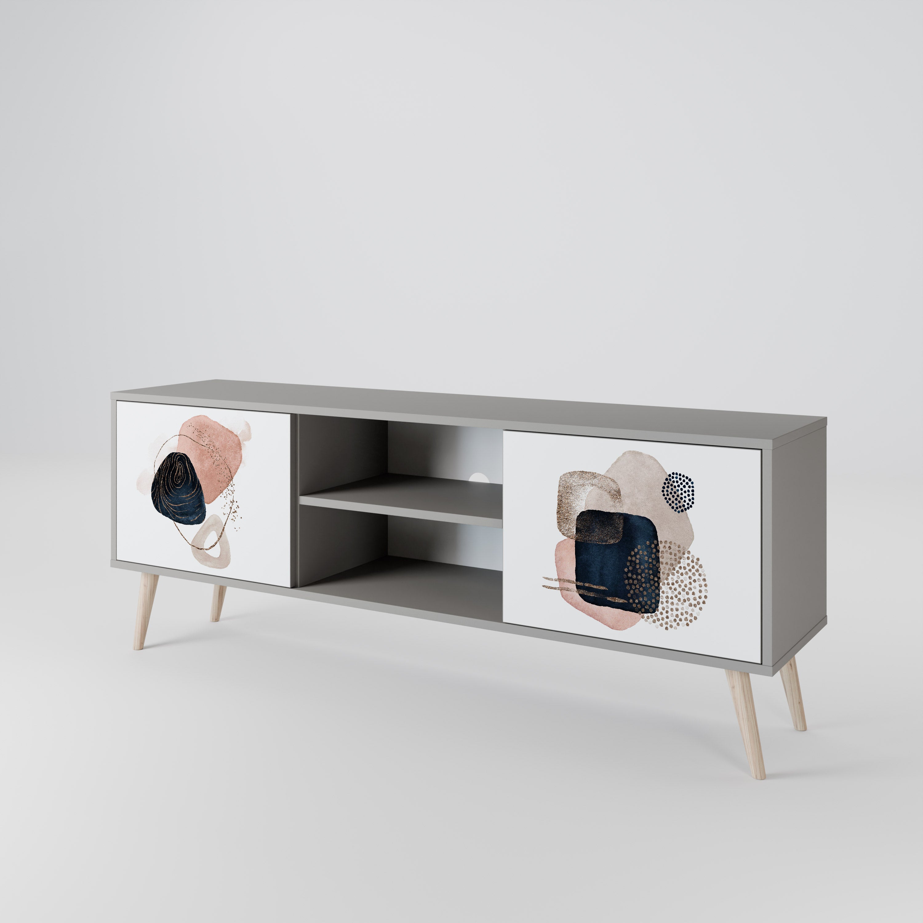 COLORFUL SHAPES 2-Door TV Cabinet