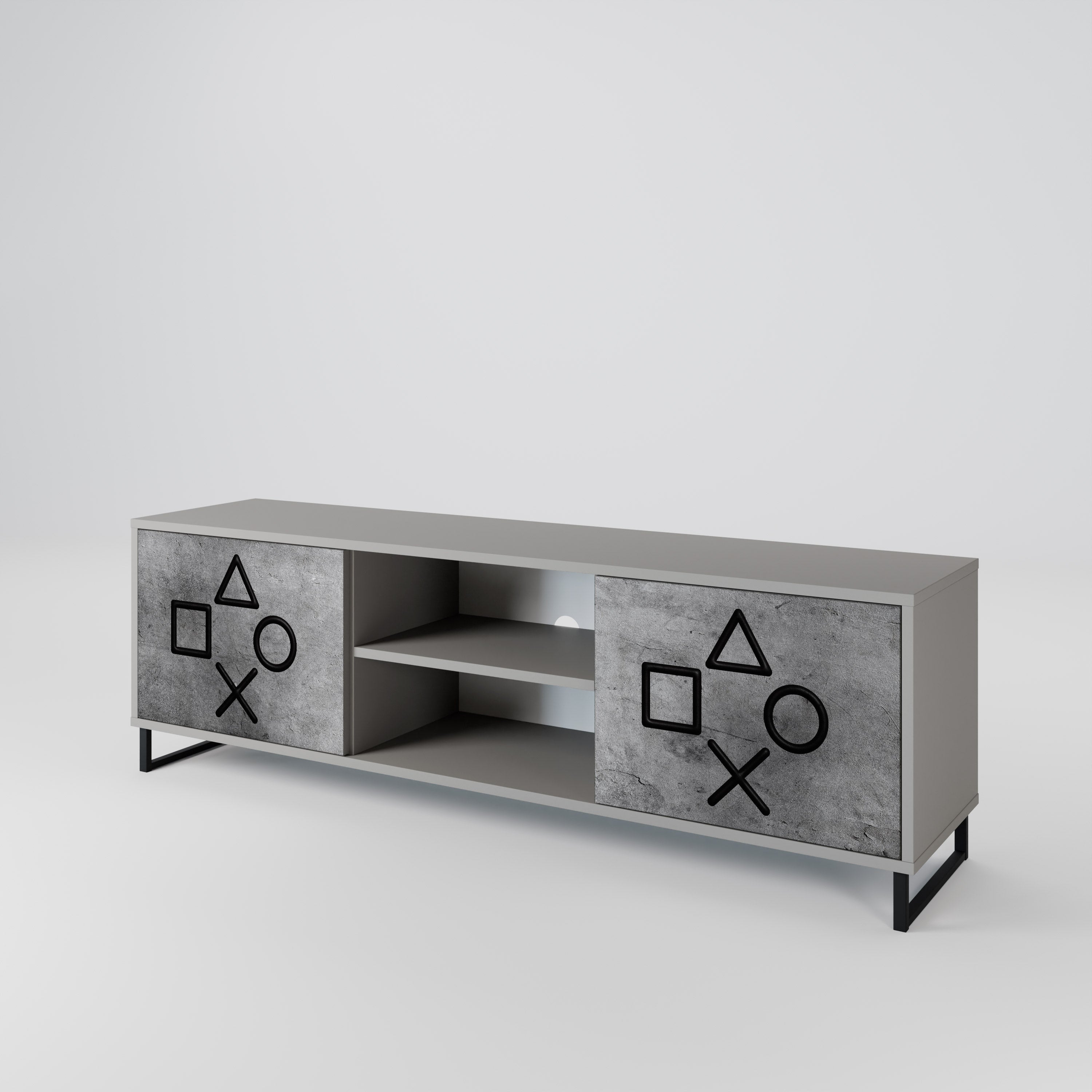 GAMER CHOICE 2-Door TV Cabinet