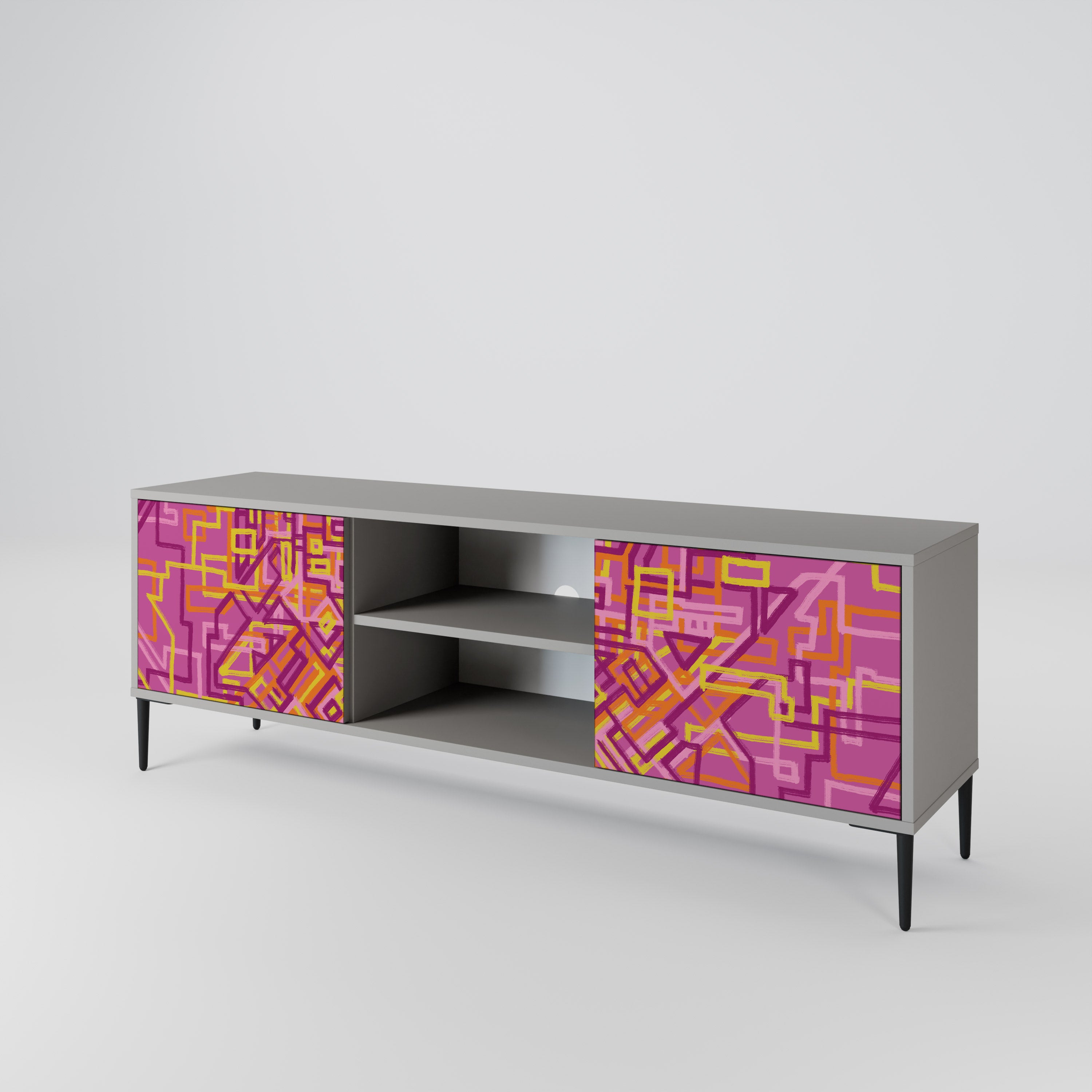 LOVELY MEMORIES 2-Door TV Cabinet