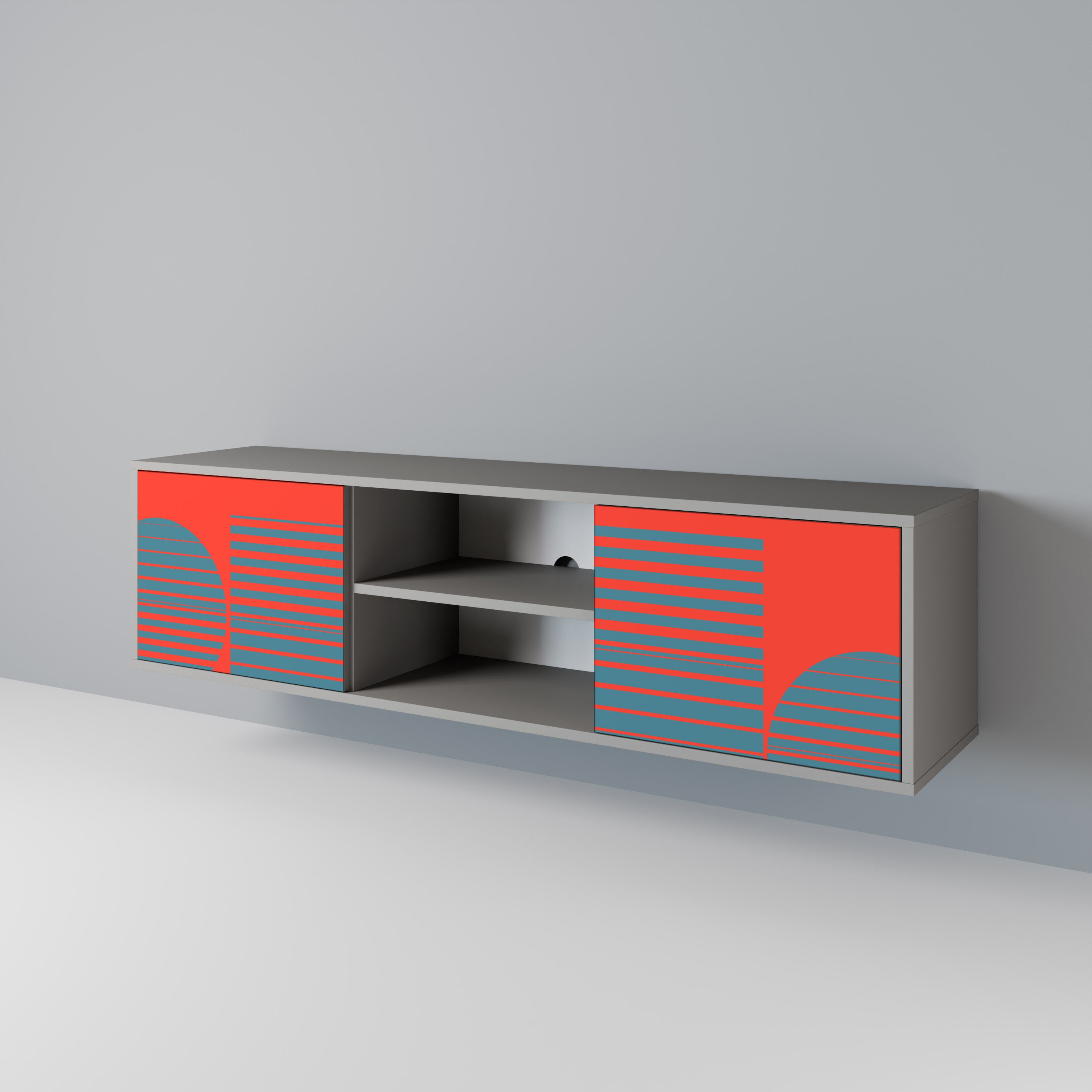 RISING GEOMETRY STARS 2-Door TV Cabinet