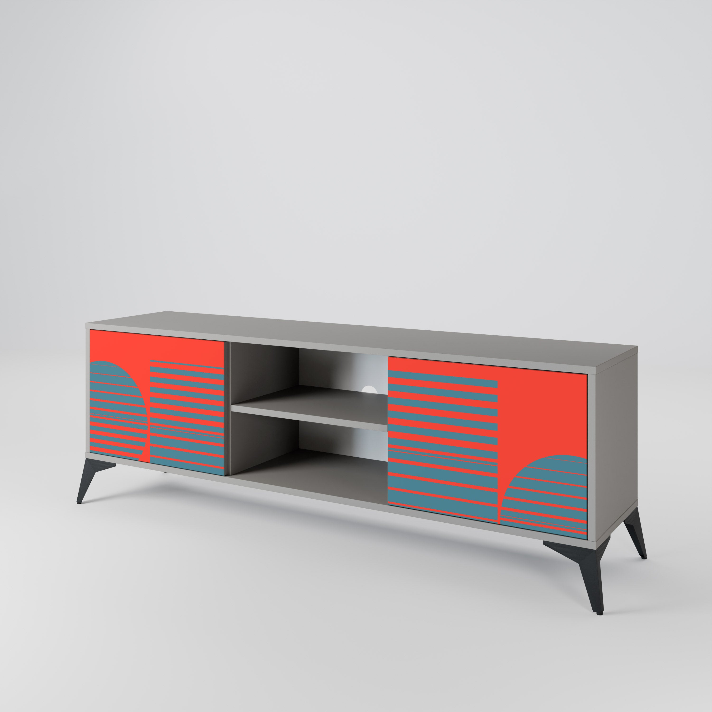 RISING GEOMETRY STARS 2-Door TV Cabinet