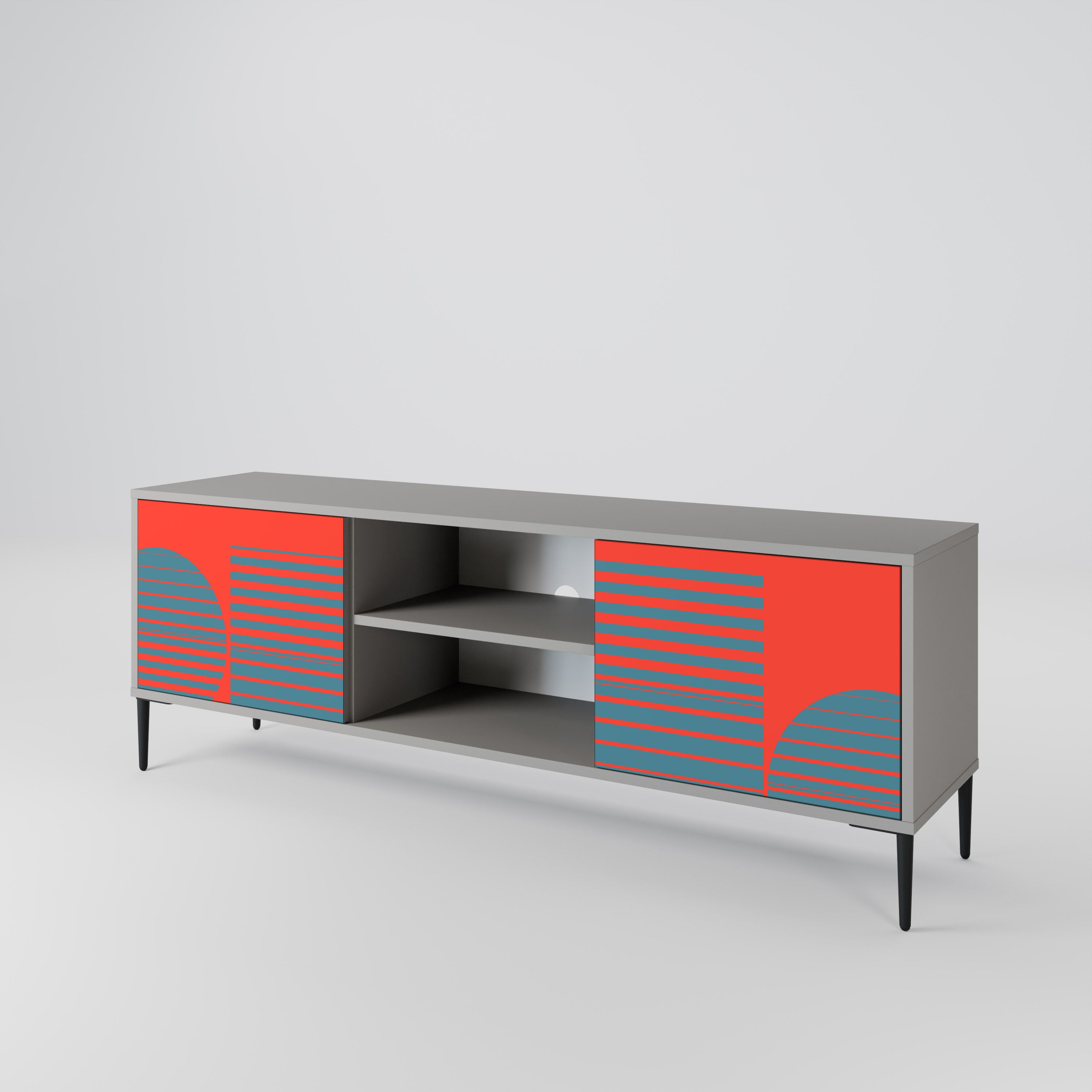 RISING GEOMETRY STARS 2-Door TV Cabinet