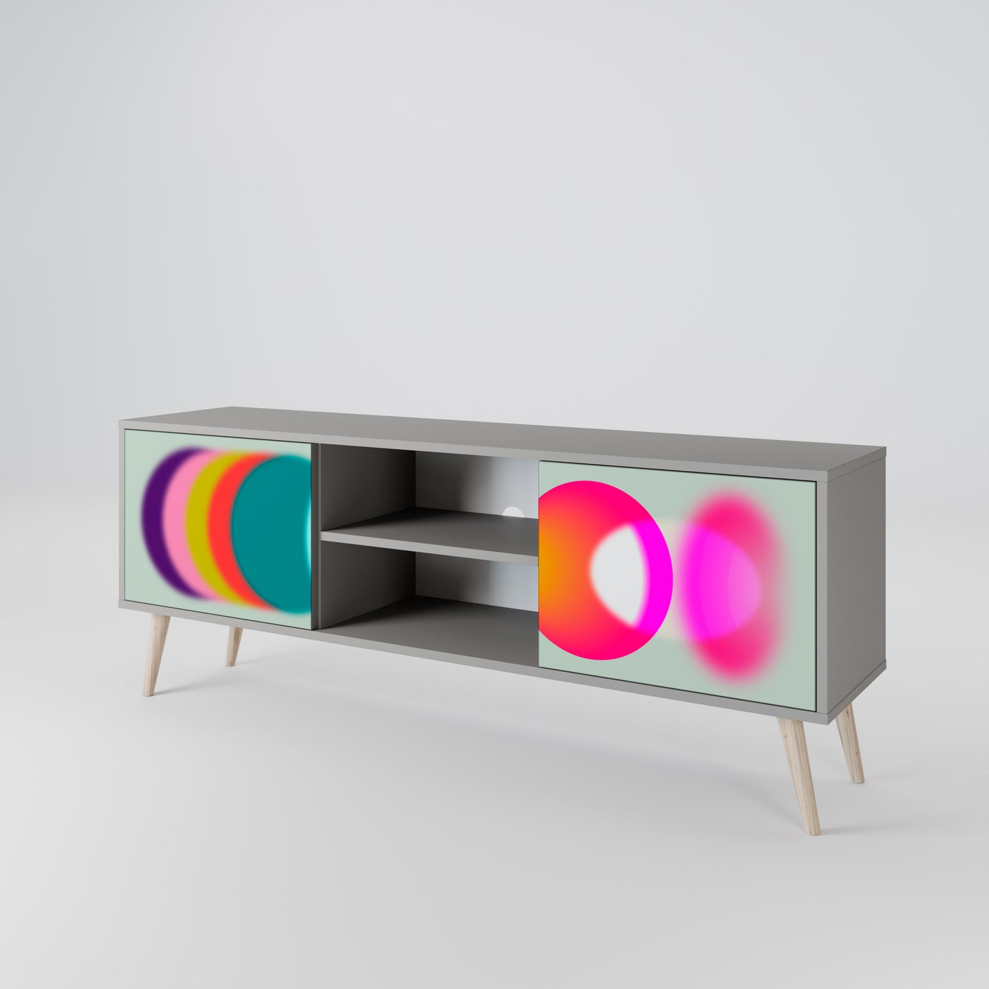 SYMPHONY OF COLORS Dvoudveřový TV stolek