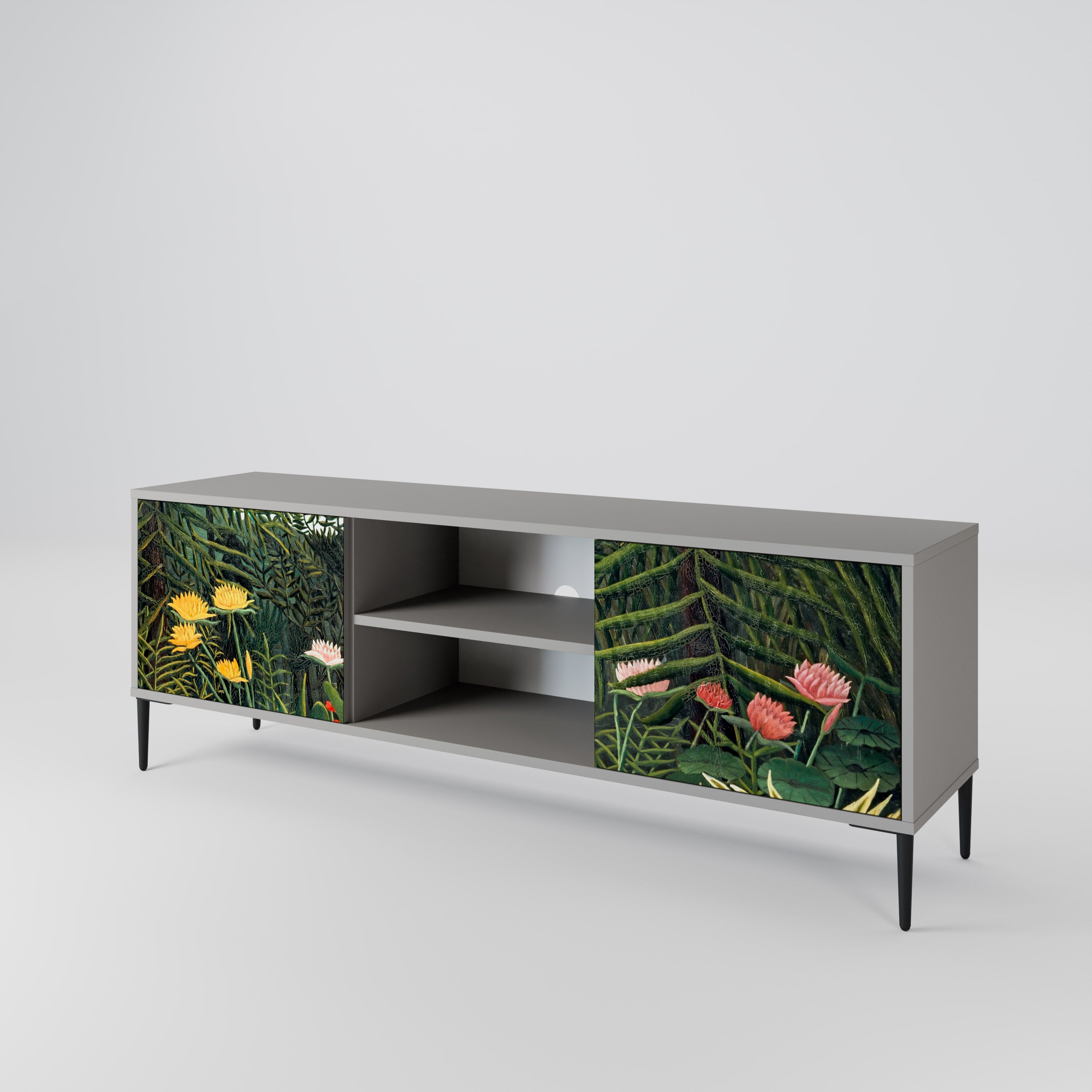 VIRGIN FOREST WITH SUNSET 2-Door TV Cabinet