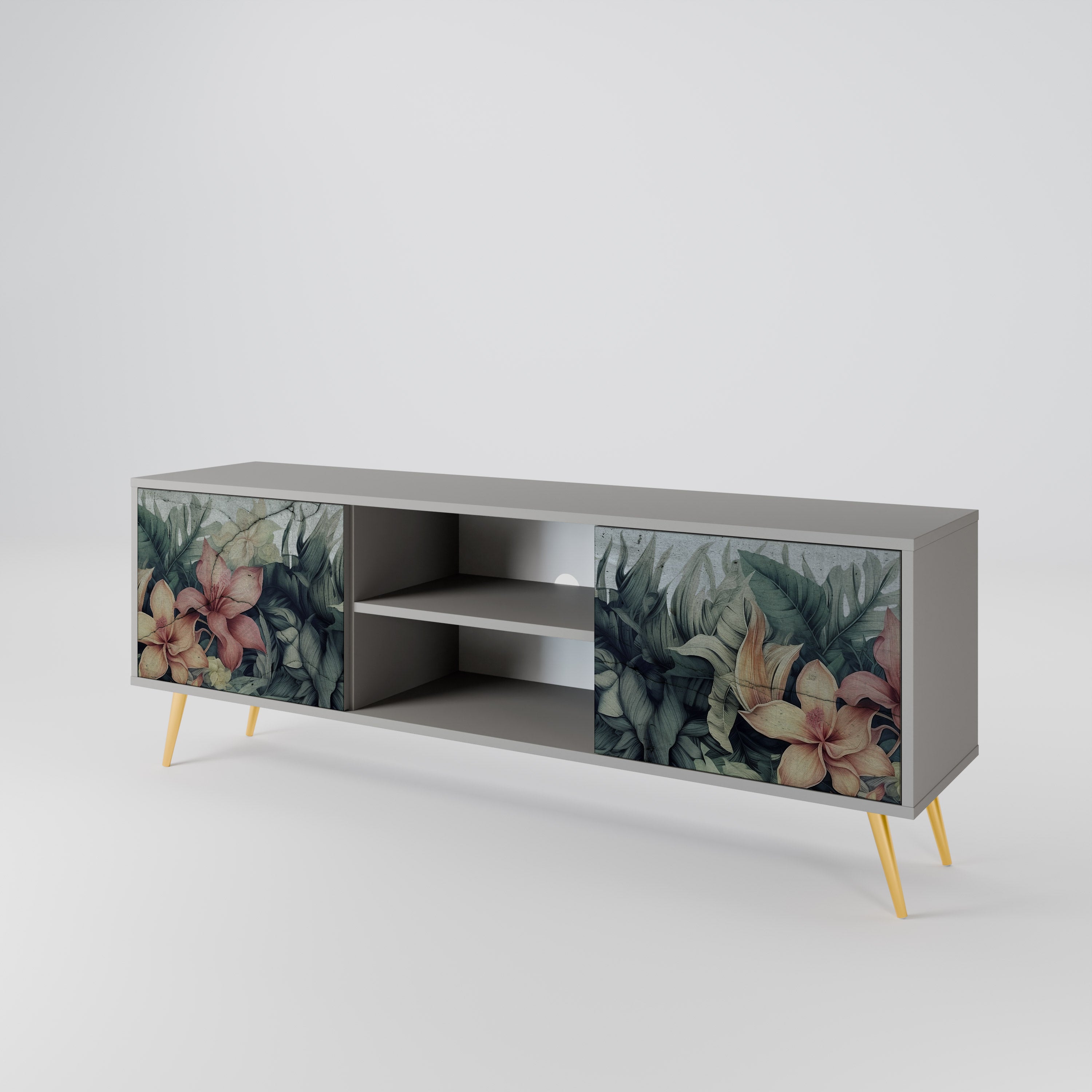HEAVENLY BLOOM 2-Door TV Cabinet