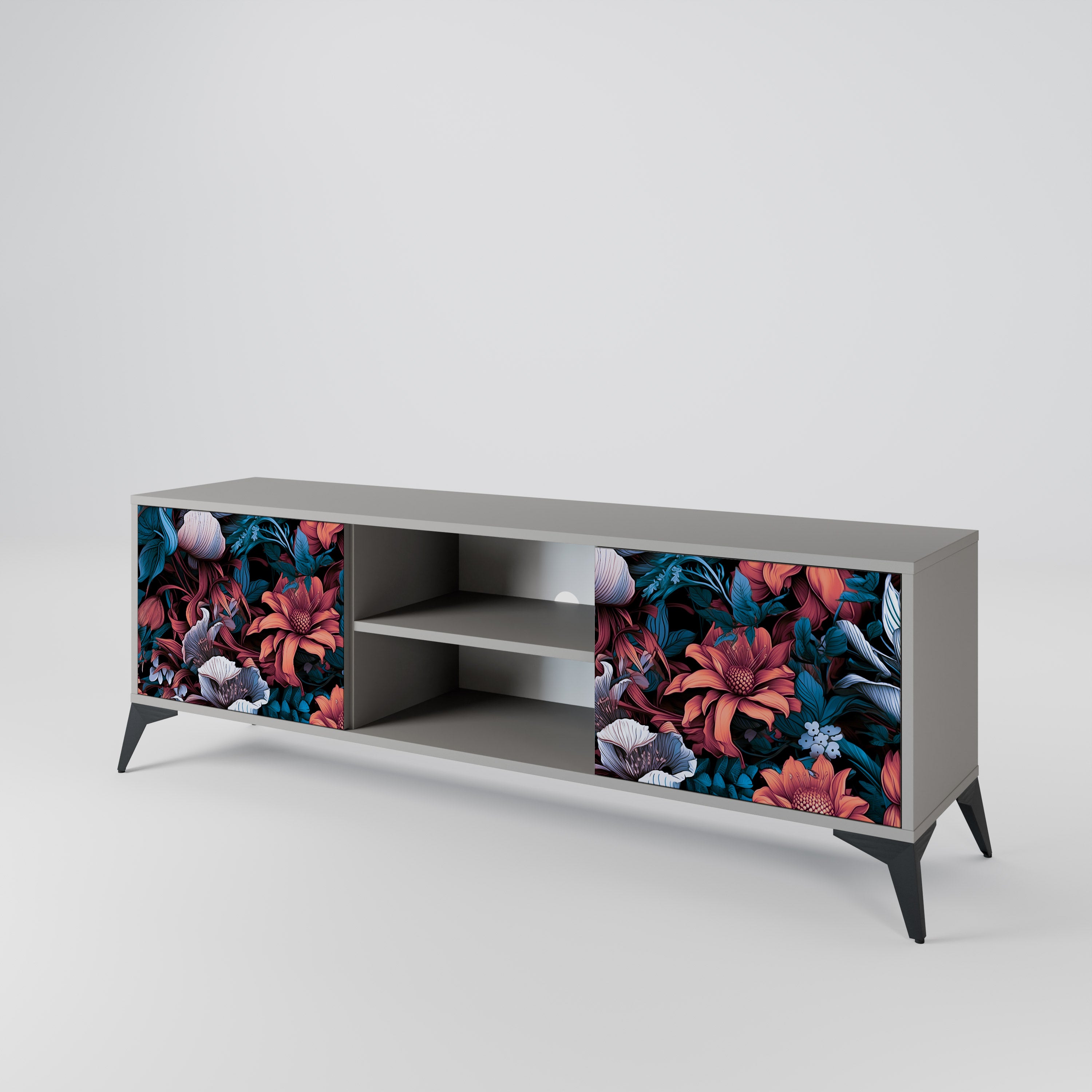 ETHEREAL BLOSSOMS 2-Door TV Cabinet