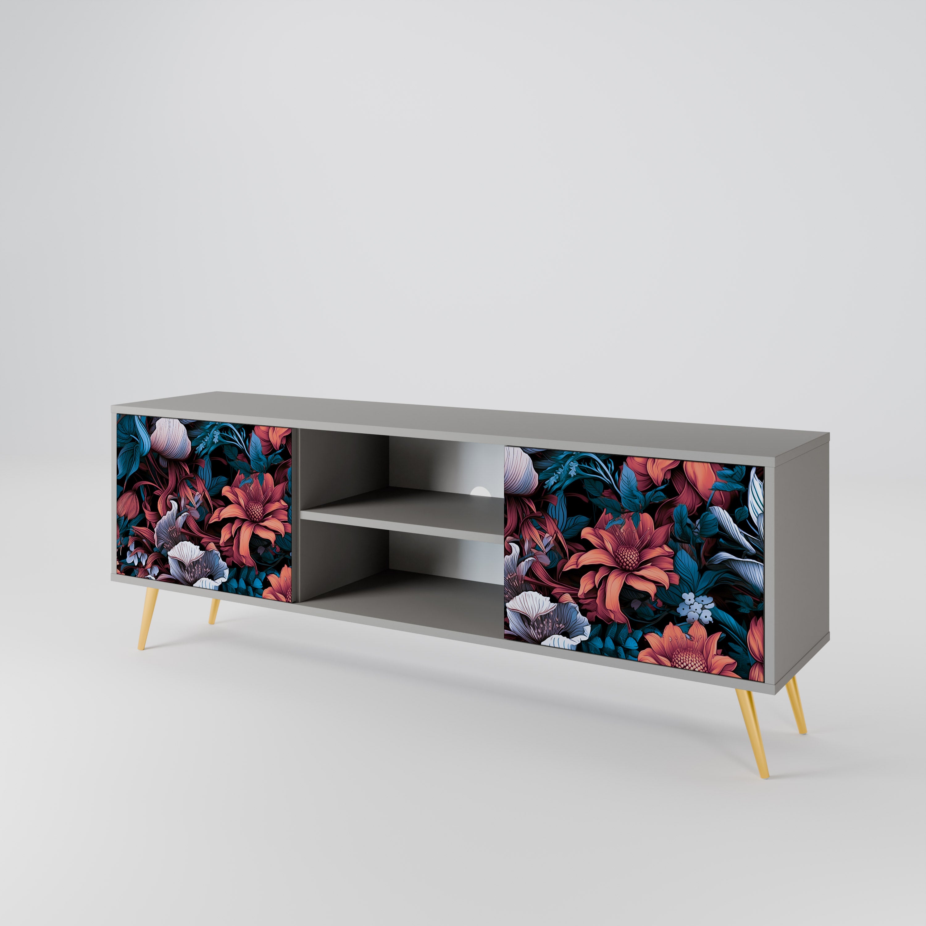 ETHEREAL BLOSSOMS 2-Door TV Cabinet