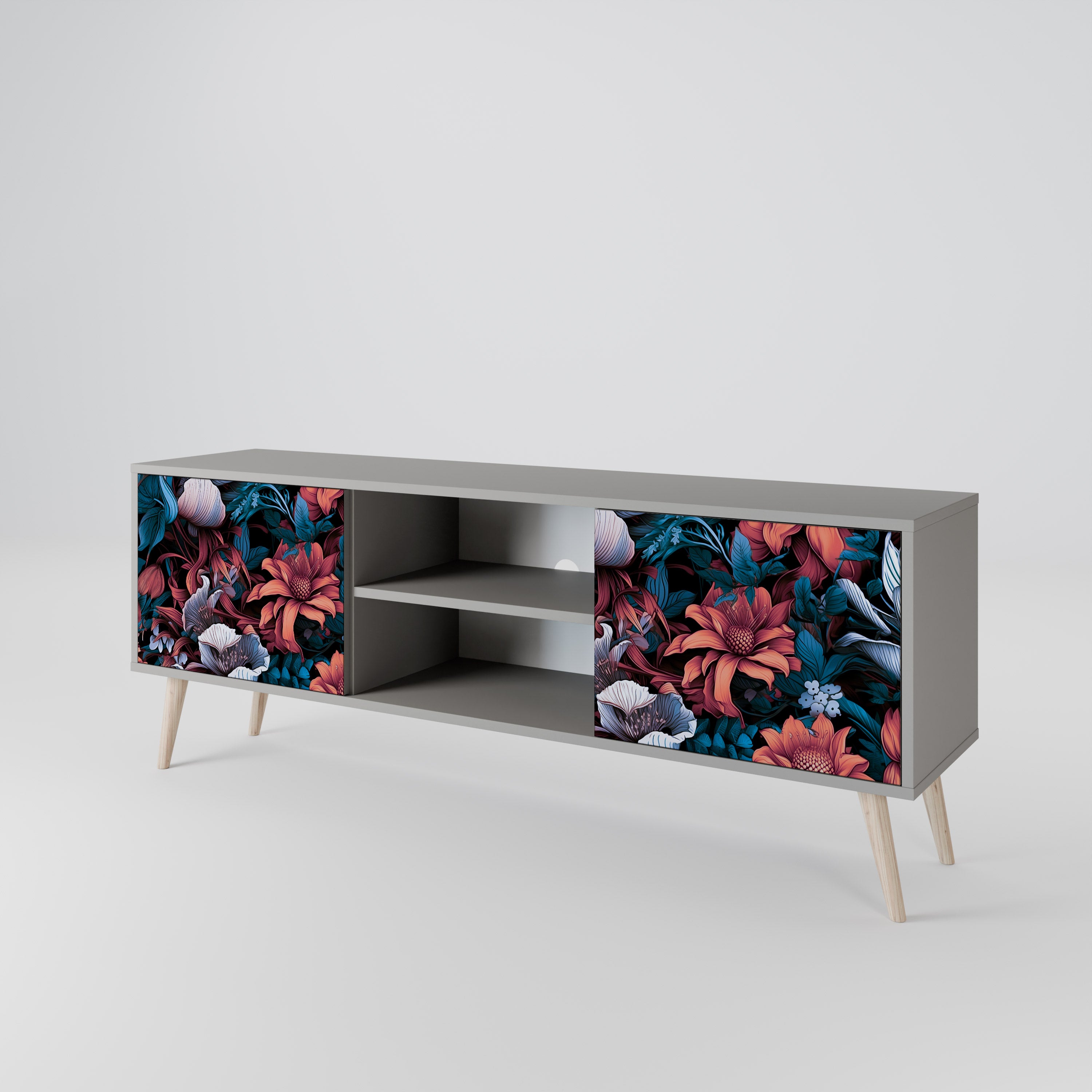 ETHEREAL BLOSSOMS 2-Door TV Cabinet
