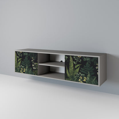 FERN FLOWERS Dvoudveřový TV stolek