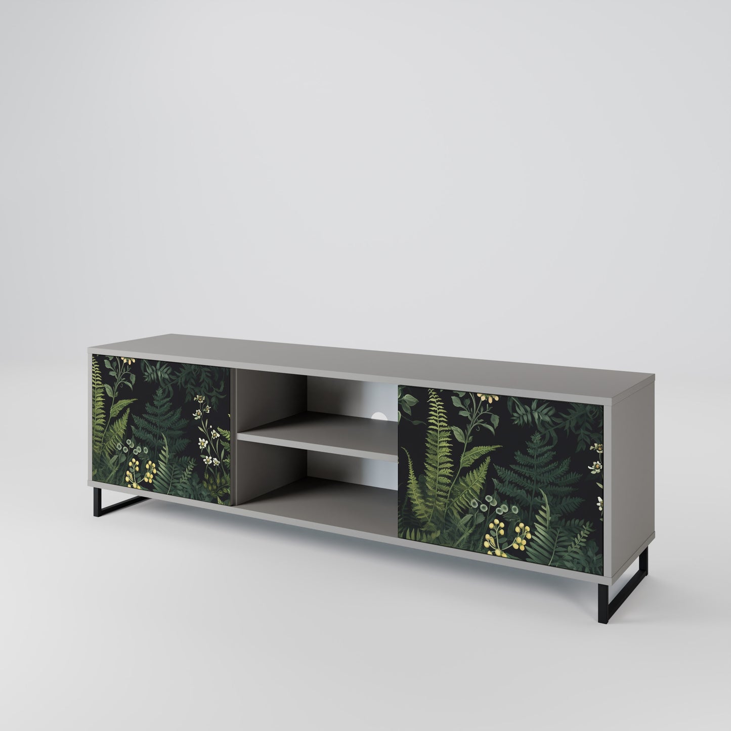 FERN FLOWERS Dvoudveřový TV stolek