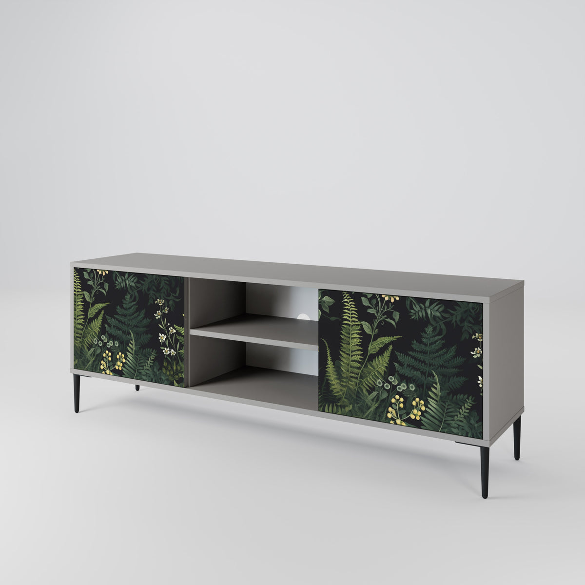 FERN FLOWERS Dvoudveřový TV stolek