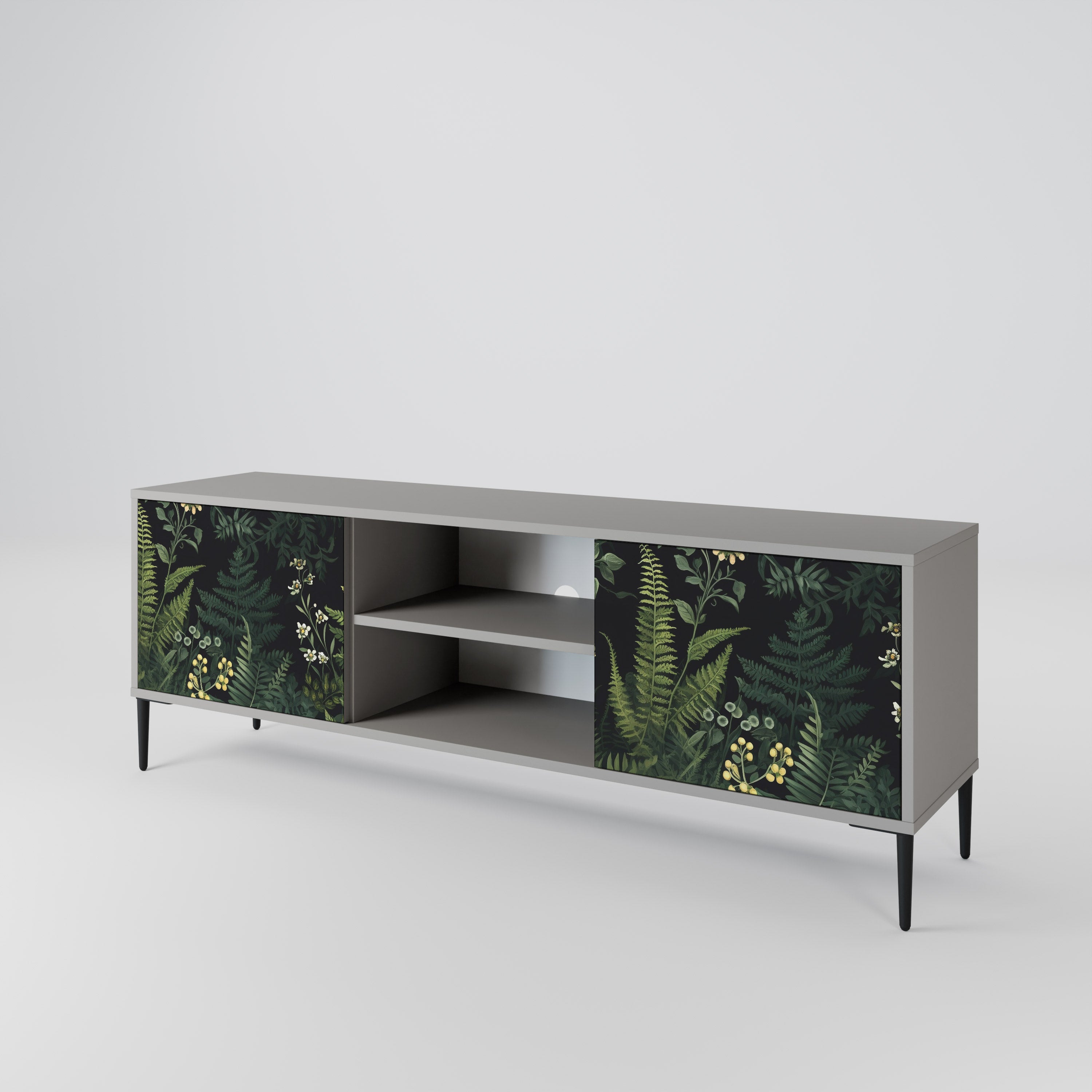 FERN FLOWERS 2-Door TV Cabinet