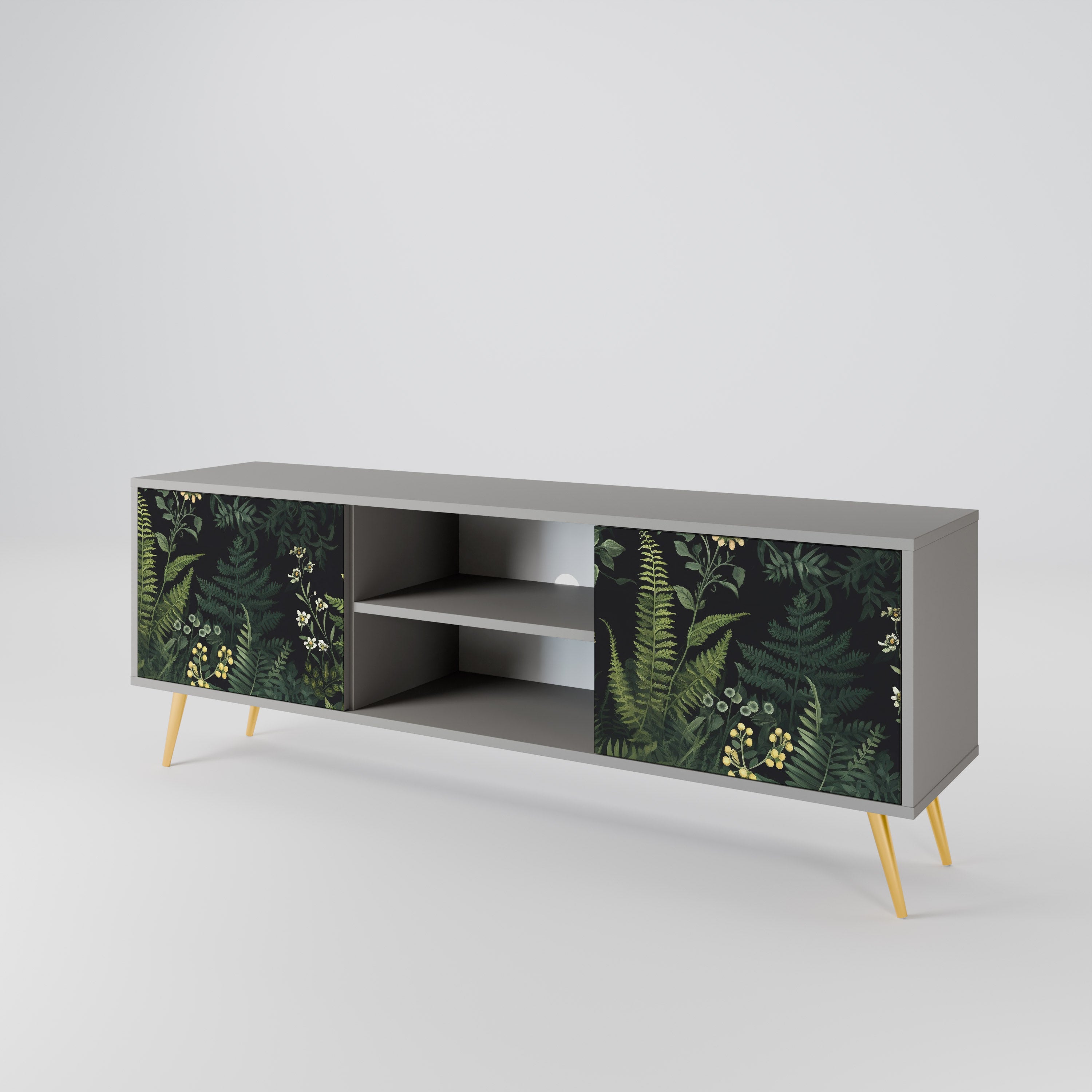 FERN FLOWERS 2-Door TV Cabinet