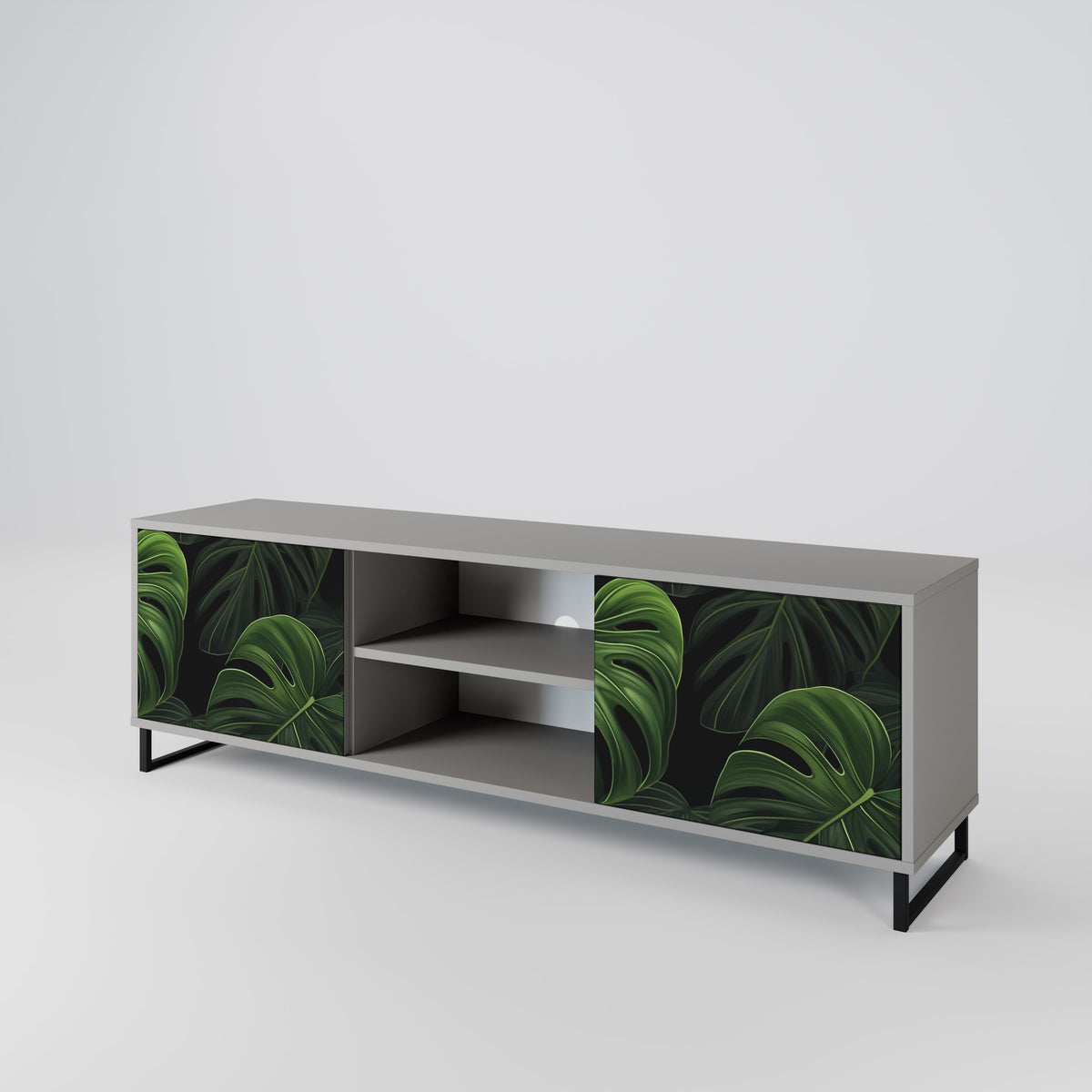 INFINITE MONSTERA Dvoudveřový TV stolek