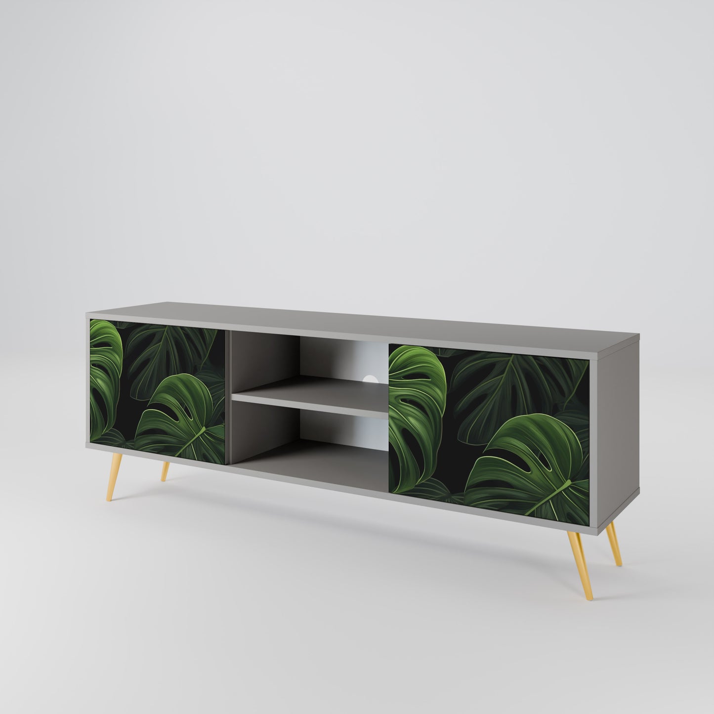 INFINITE MONSTERA Dvoudveřový TV stolek