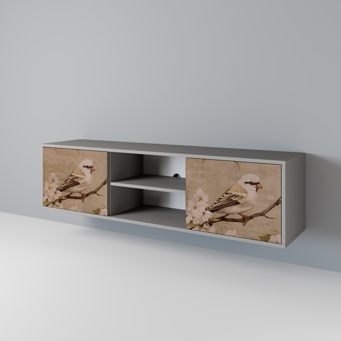 PETAL DISTINGUISH Dvoudveřový TV stolek