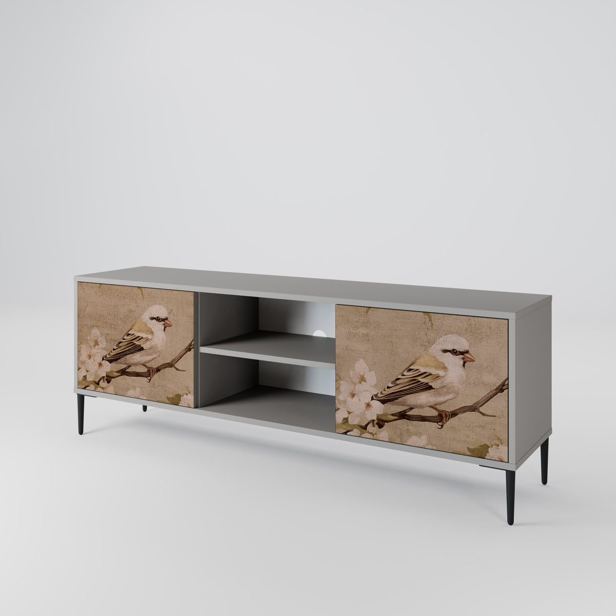 PETAL DISTINGUISH Dvoudveřový TV stolek