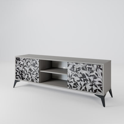 CHARCOAL SPROUT Dvoudveřový TV stolek
