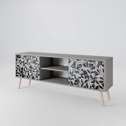 CHARCOAL SPROUT Dvoudveřový TV stolek