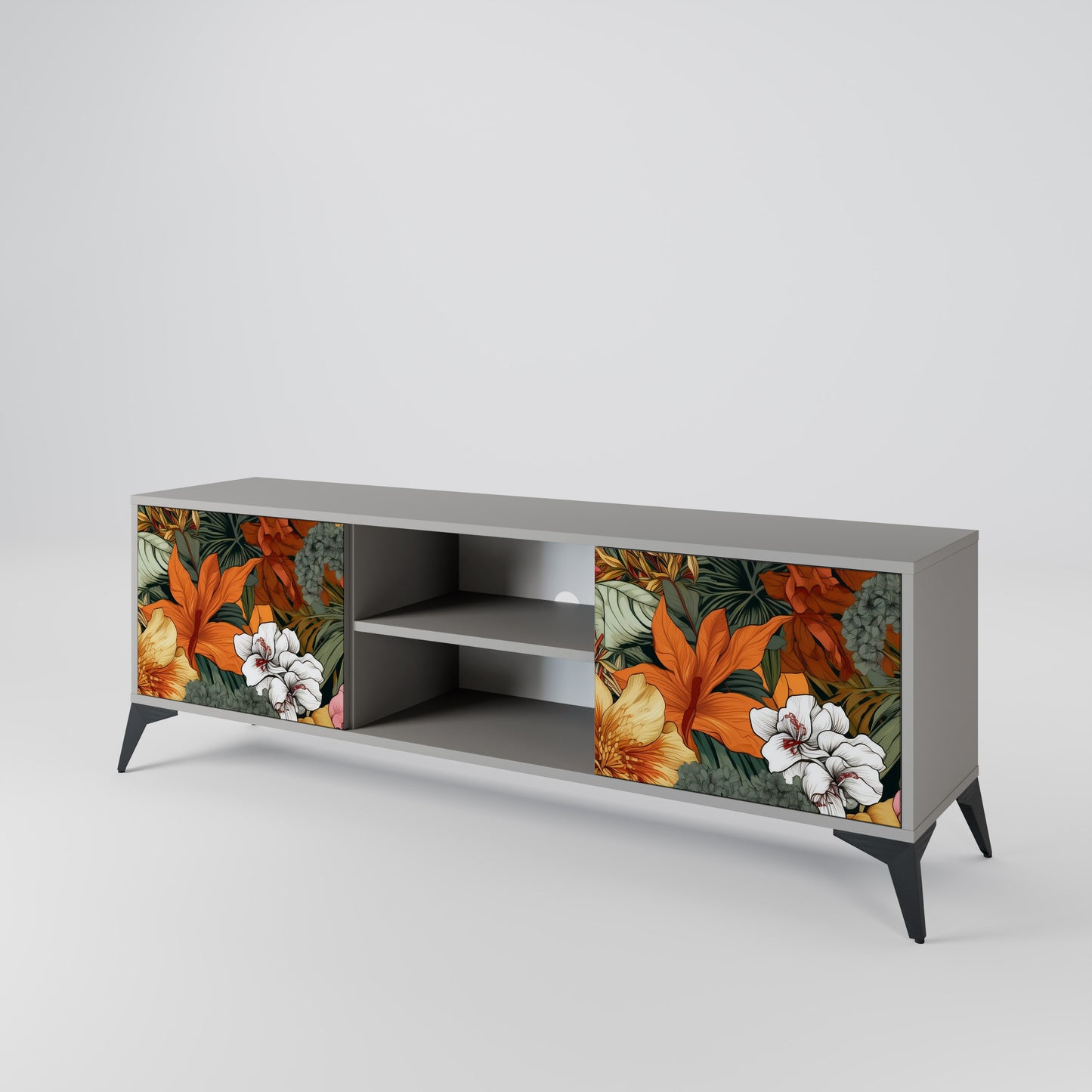 RADIANT FLORA Dvoudveřový TV stolek