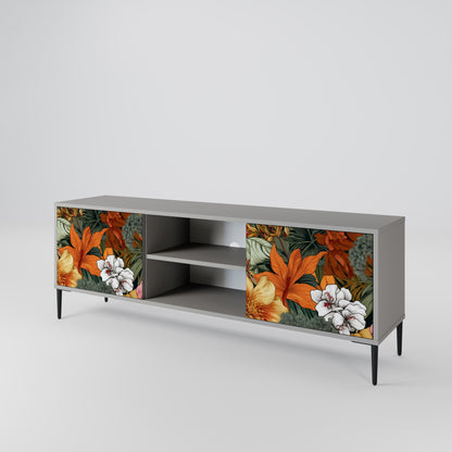 RADIANT FLORA Dvoudveřový TV stolek