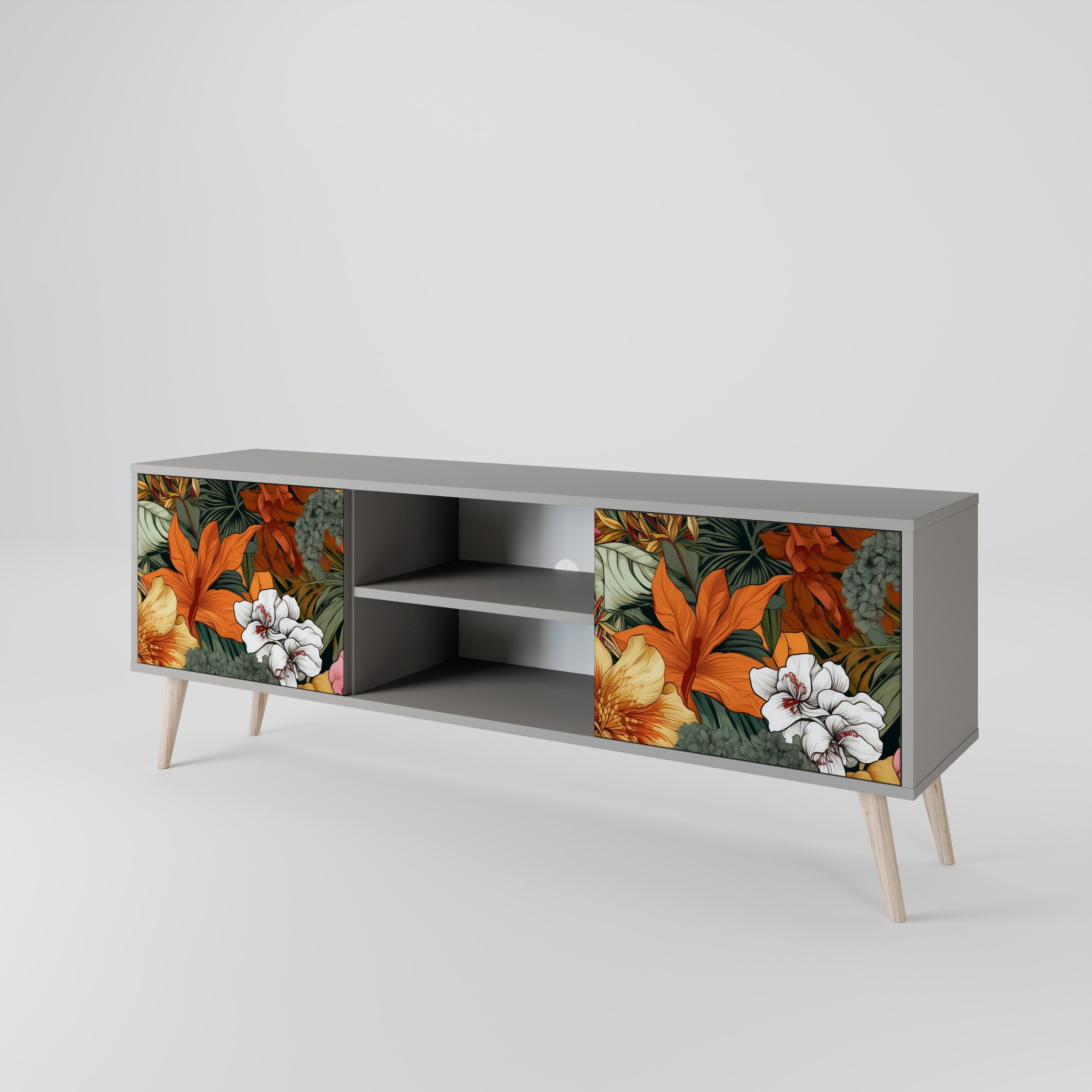 RADIANT FLORA 2-Door TV Cabinet