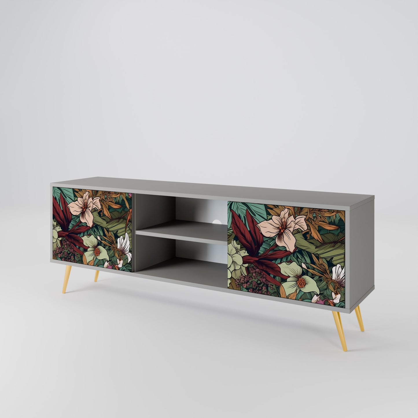 BOTANICAL EMERGENCE Dvoudveřový TV stolek
