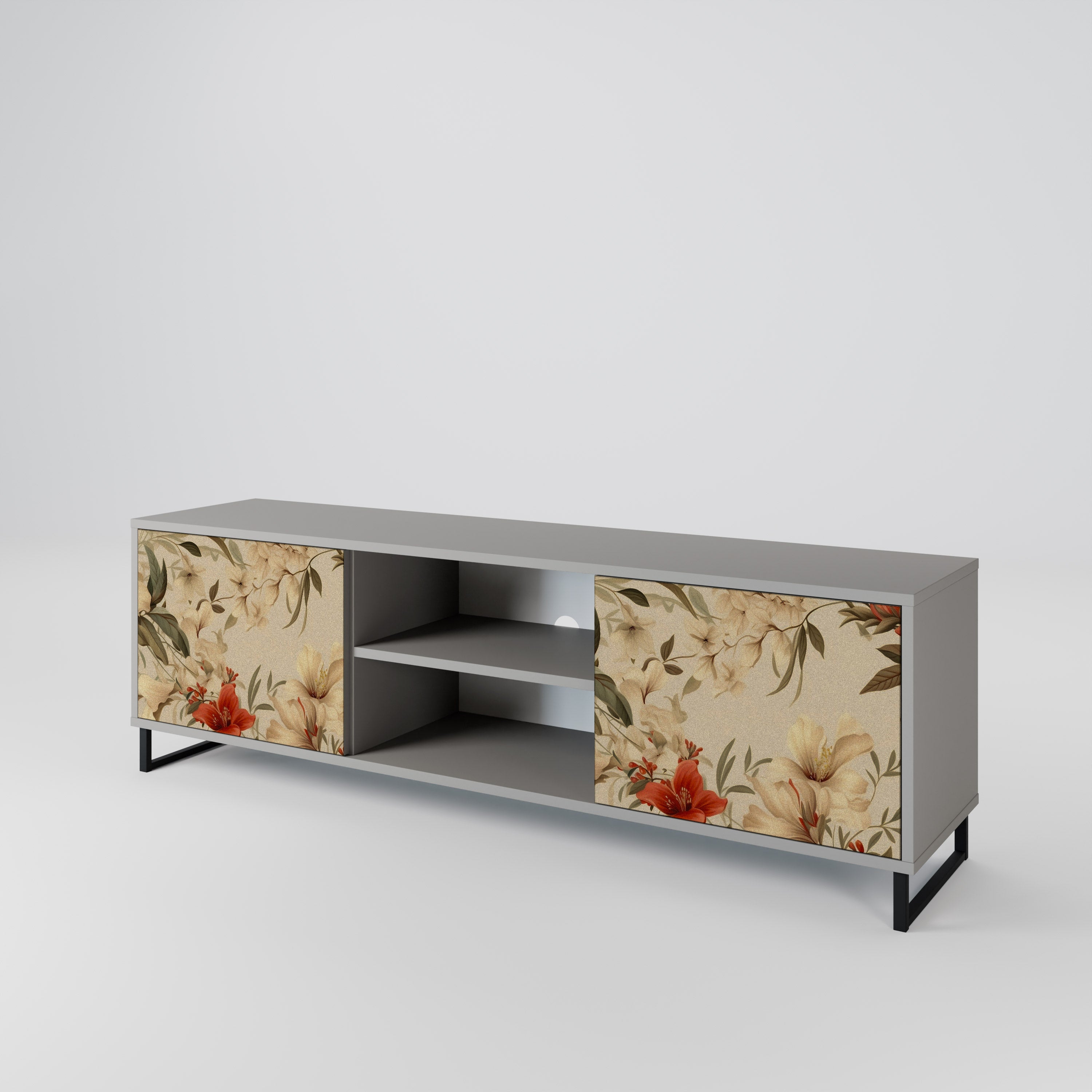 BLOOMING HARMONY 2-Door TV Cabinet