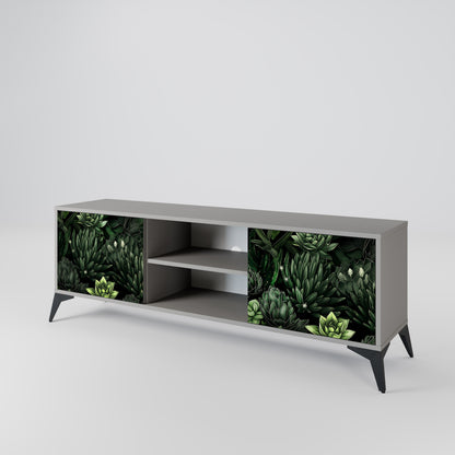 SUCCULENT JUNGLE Dvoudveřový TV stolek