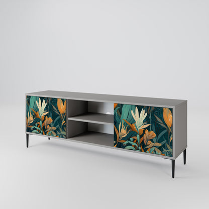 FLORAL SERENITY Dvoudveřový TV stolek