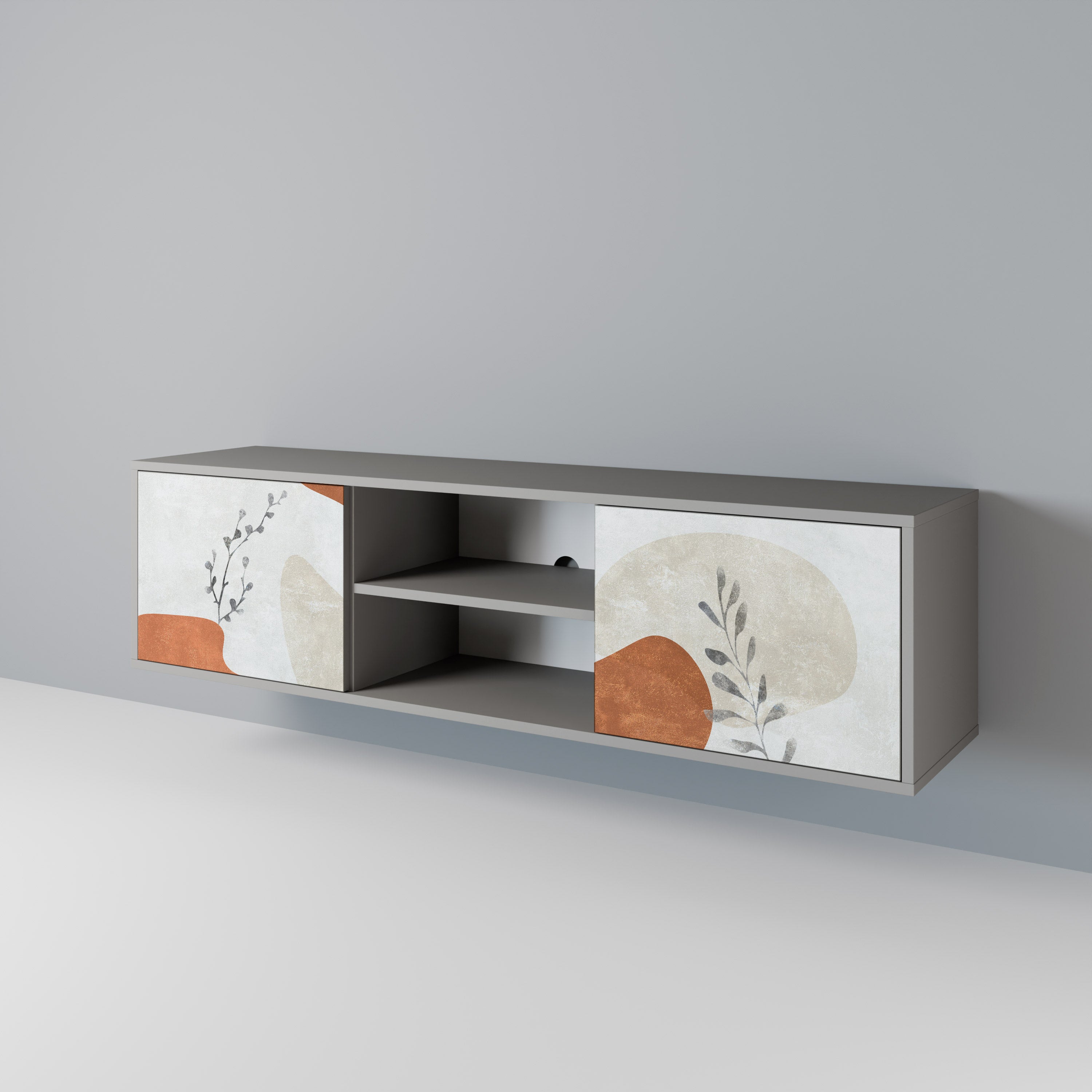 TRANQUIL TWIG 2-Door TV Cabinet