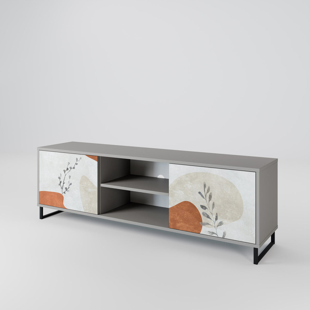 TRANQUIL TWIG Dvoudveřový TV stolek