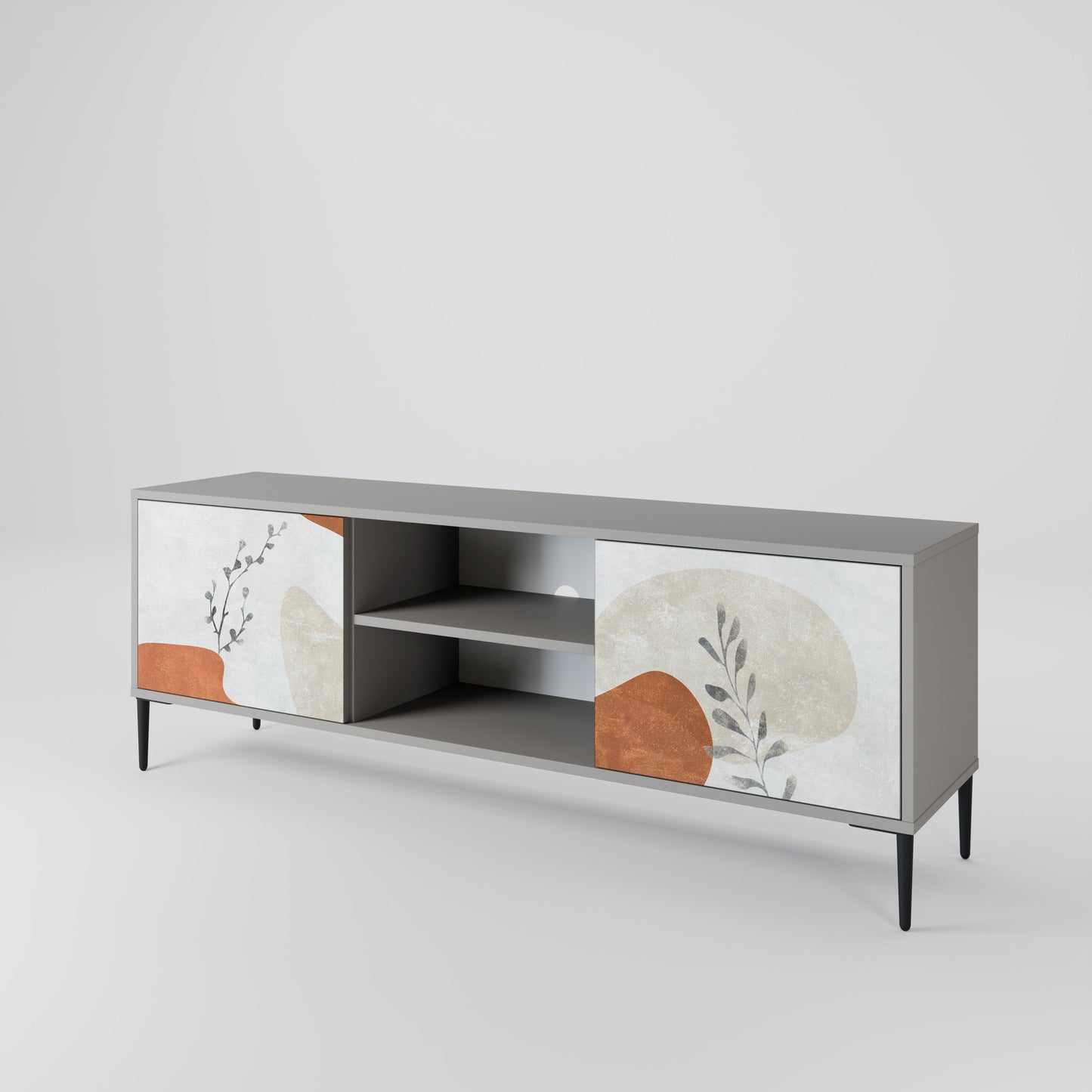 TRANQUIL TWIG Dvoudveřový TV stolek