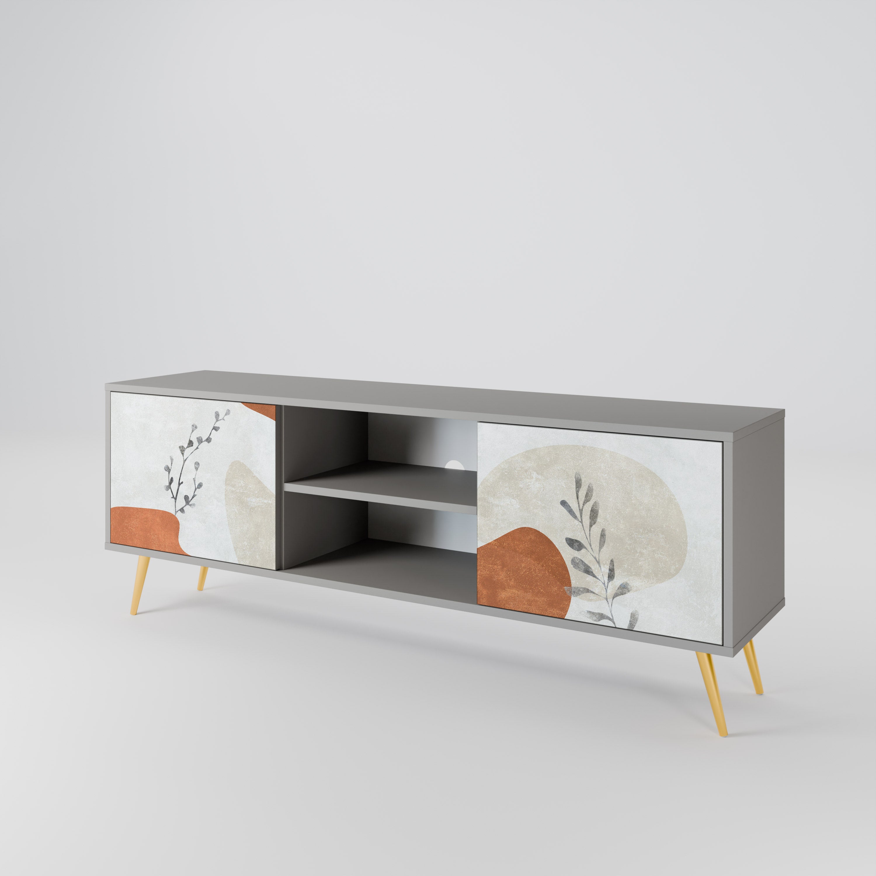 TRANQUIL TWIG 2-Door TV Cabinet